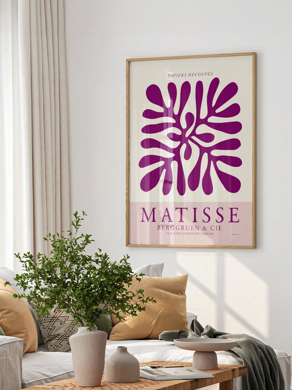 Henri Matisse Papiers Découpés Exhibition Print – Modern Wall Art