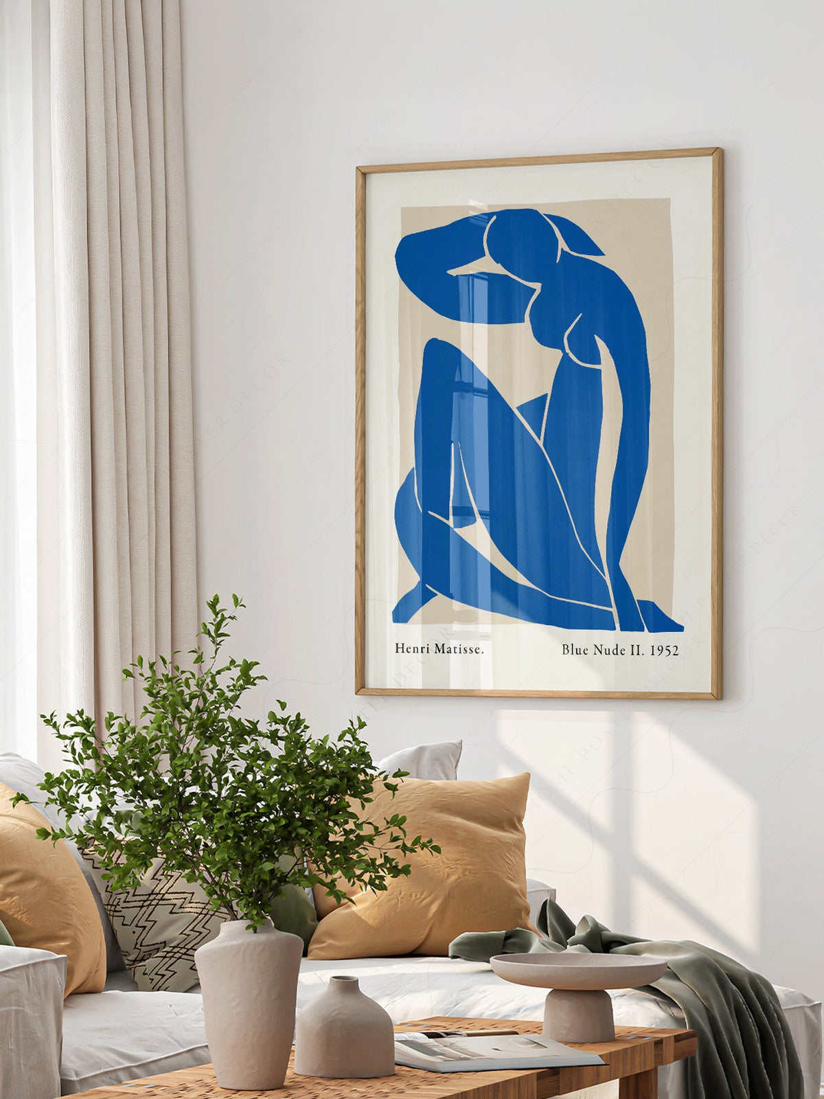 Henri Matisse Blue Nude II Art Print – Modern Wall Art Poster