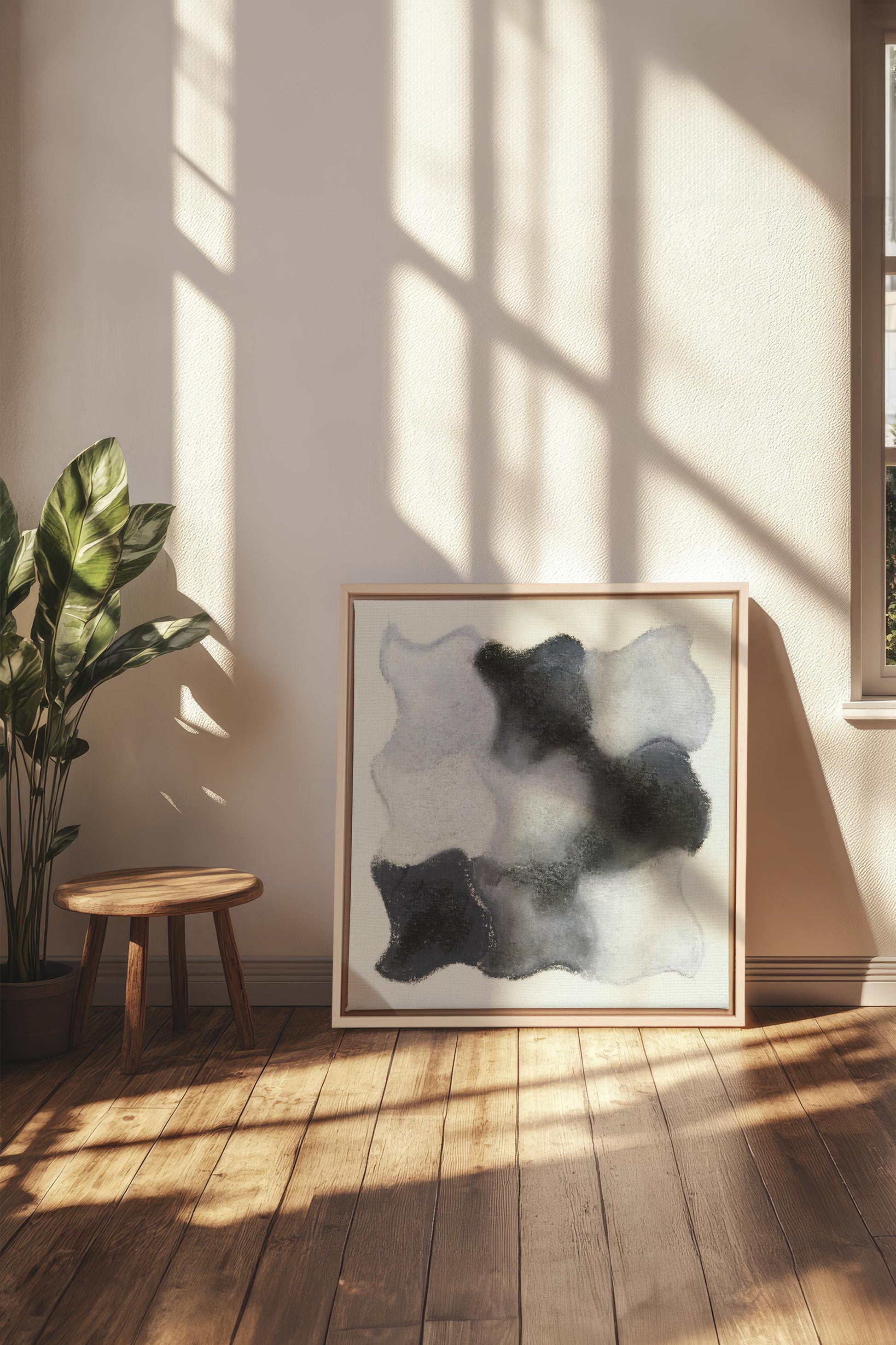 Melted Shades, Artwork on Stretched Canvas