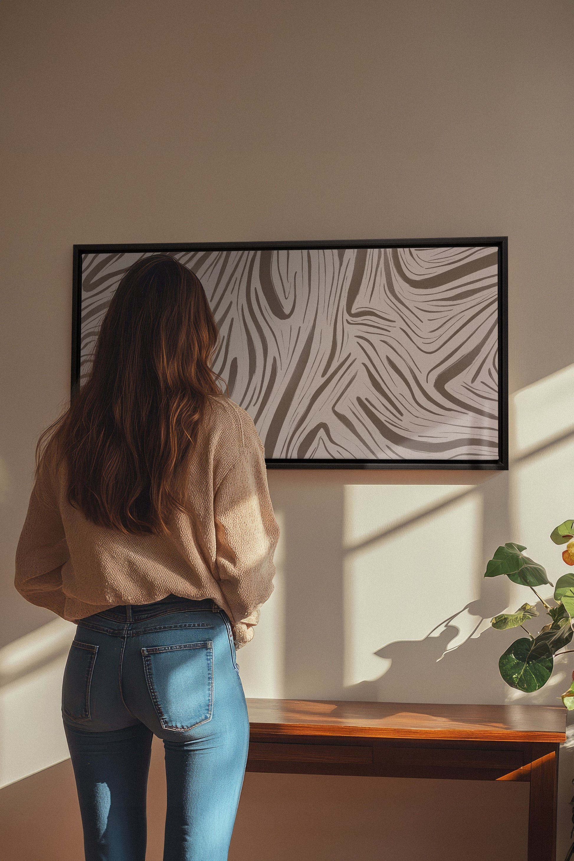 WILD WAVES, Stretched Canvas Artwork