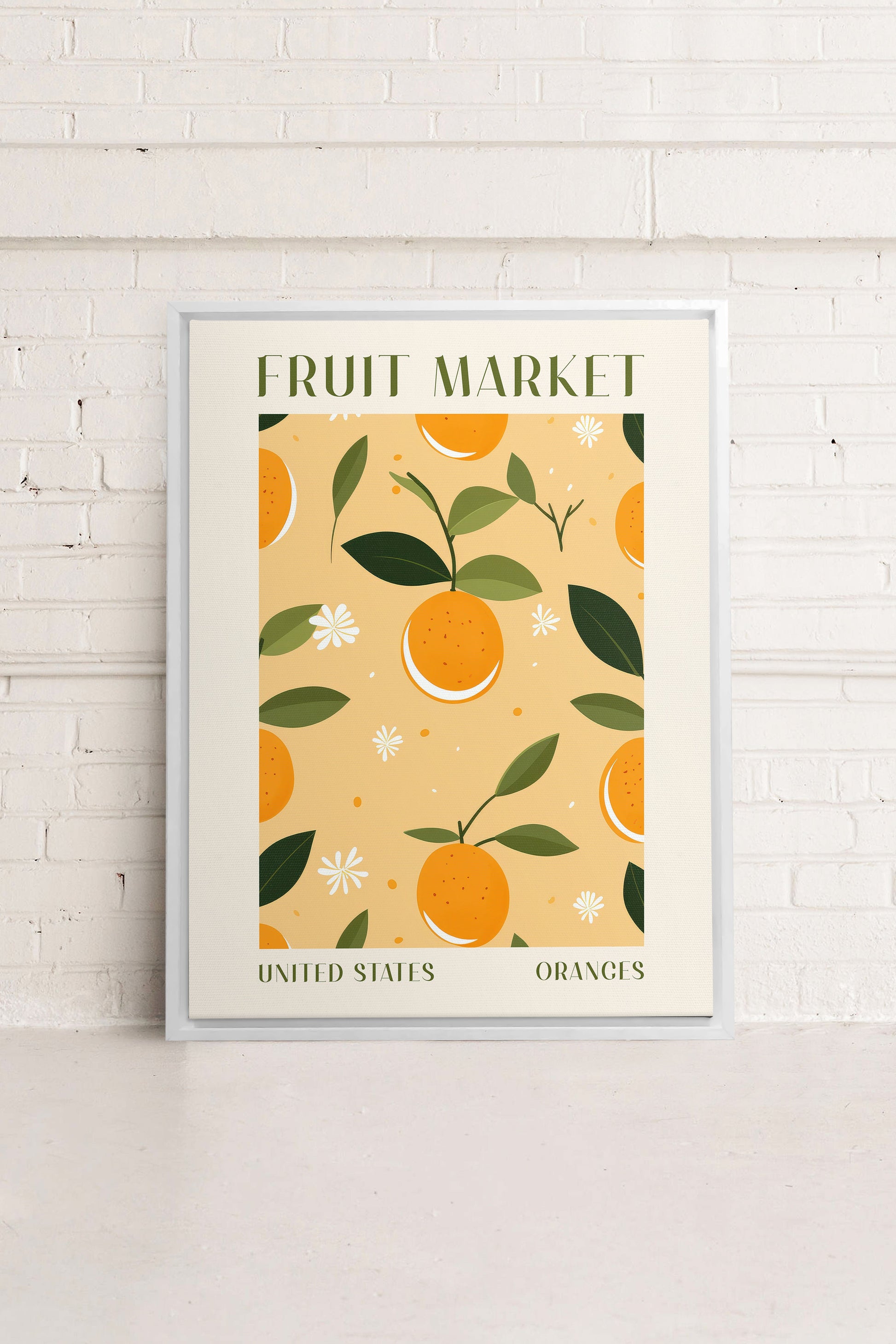 Orange Tango, Stretched Canvas Artwork