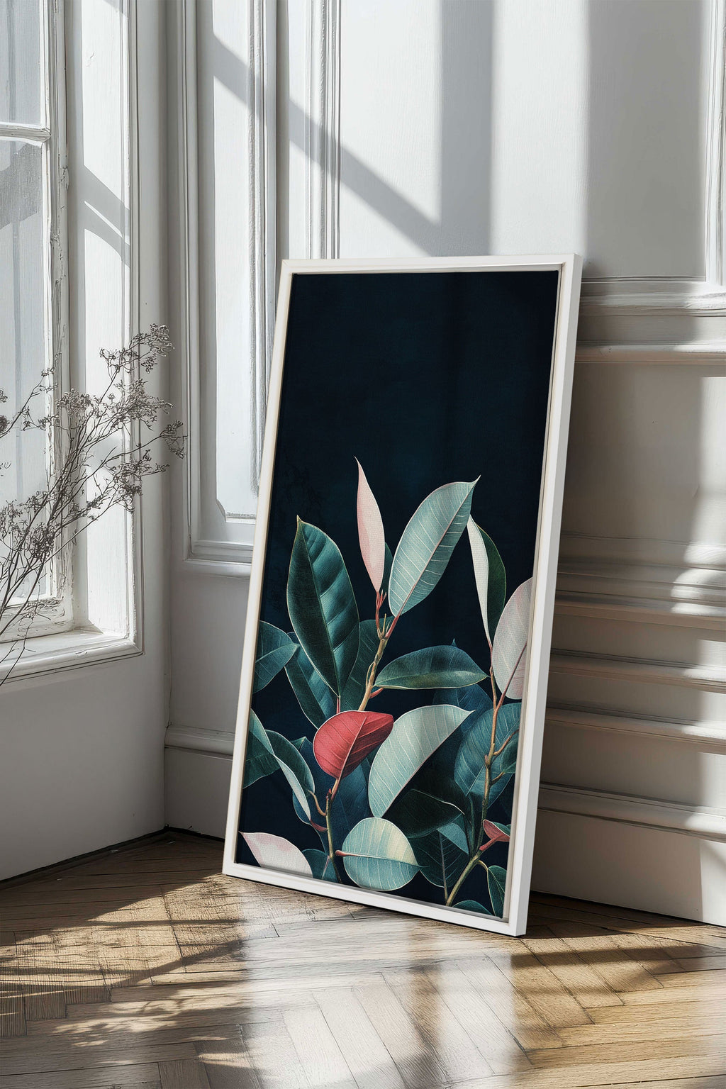 Nocturnal Foliage, Stretched Canvas Artwork