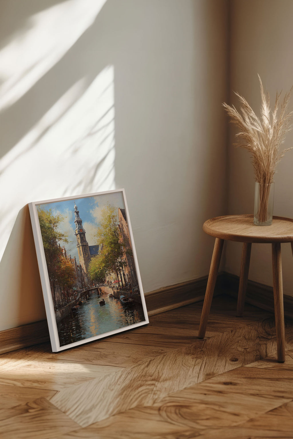 Amsterdam Canals, Stretched Canvas Artwork