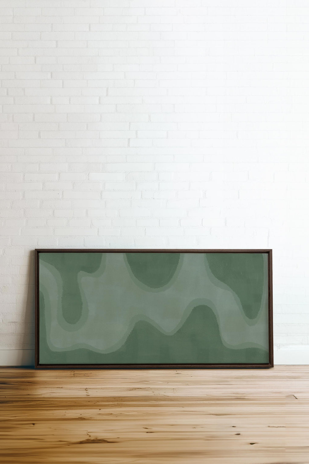 Waves of Serenity, Stretched Canvas Artwork