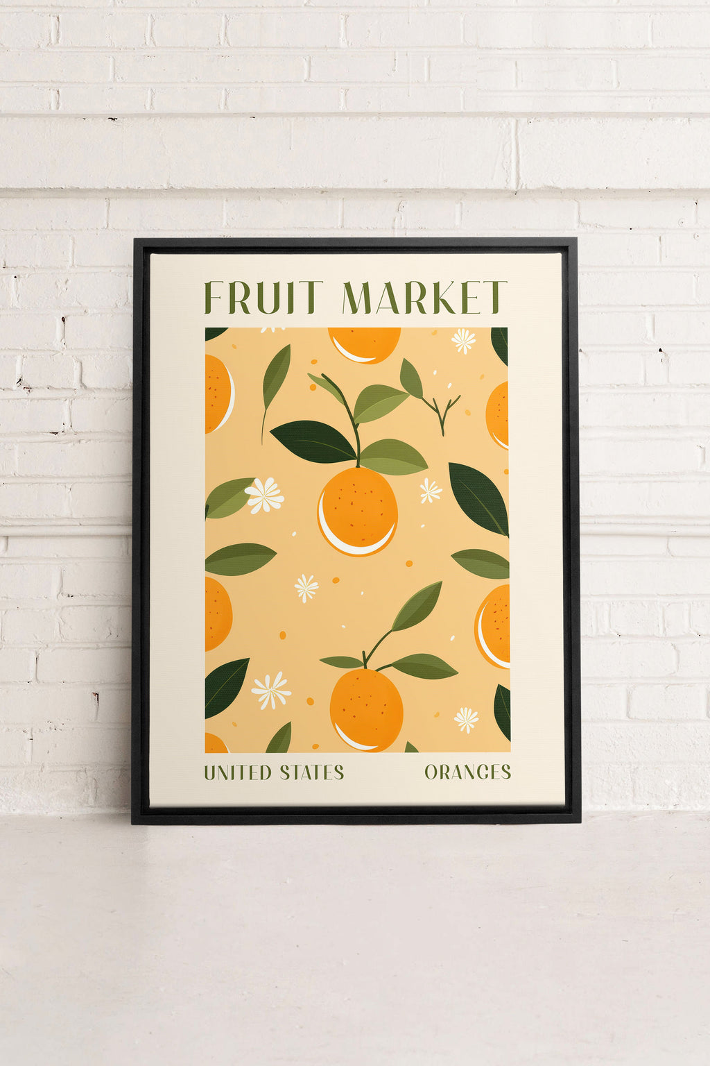 Orange Tango, Stretched Canvas Artwork