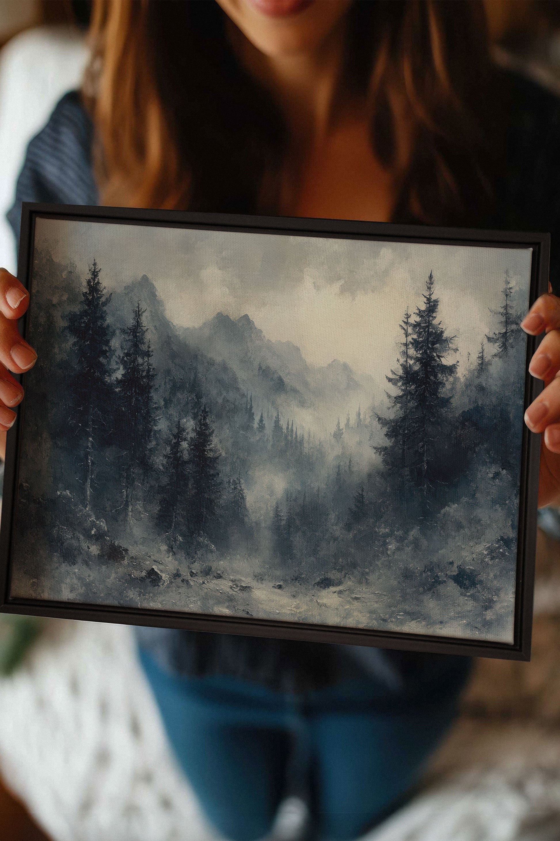 MYSTIC HIGHLANDS, Stretched Canvas Artwork