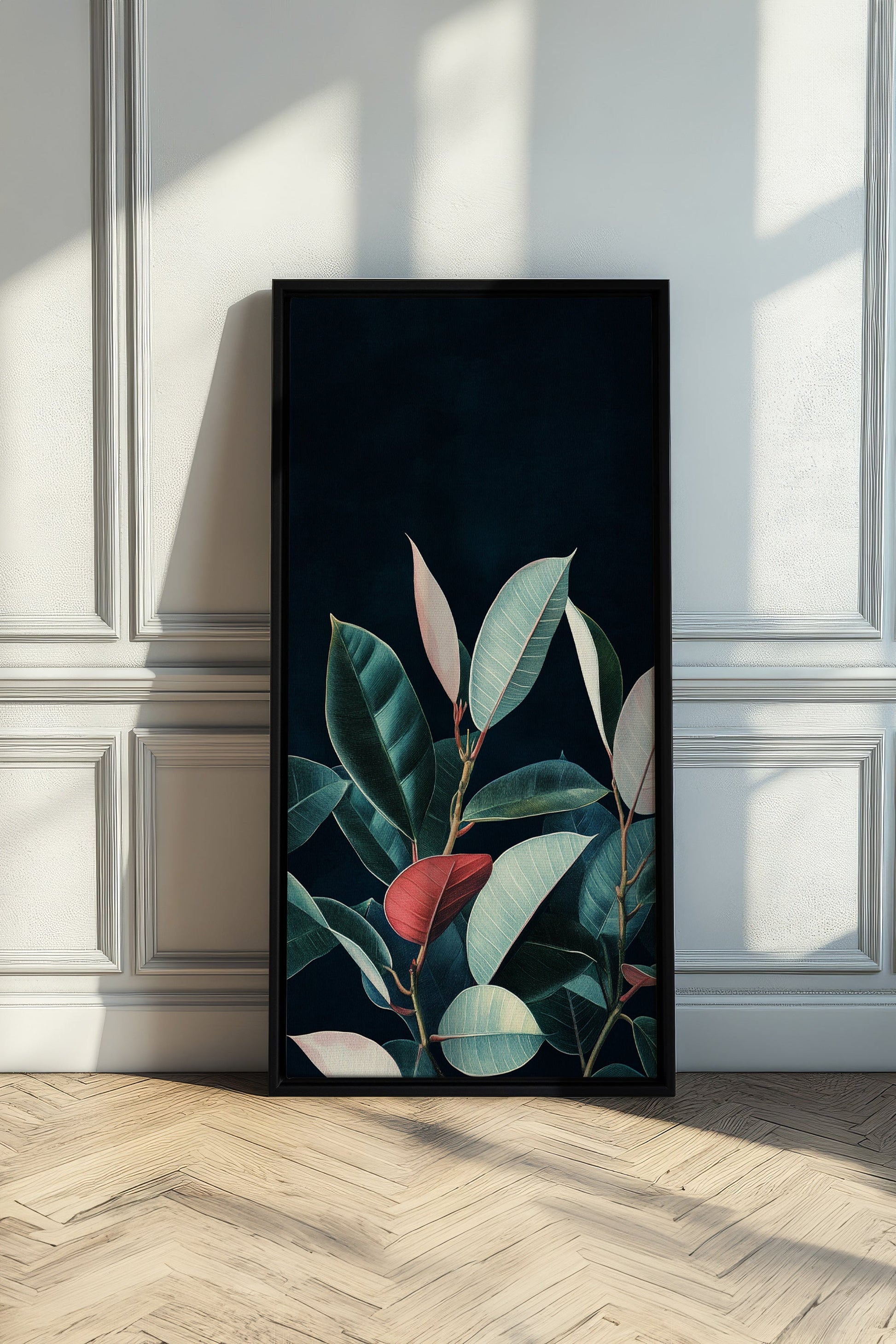 Nocturnal Foliage, Stretched Canvas Artwork