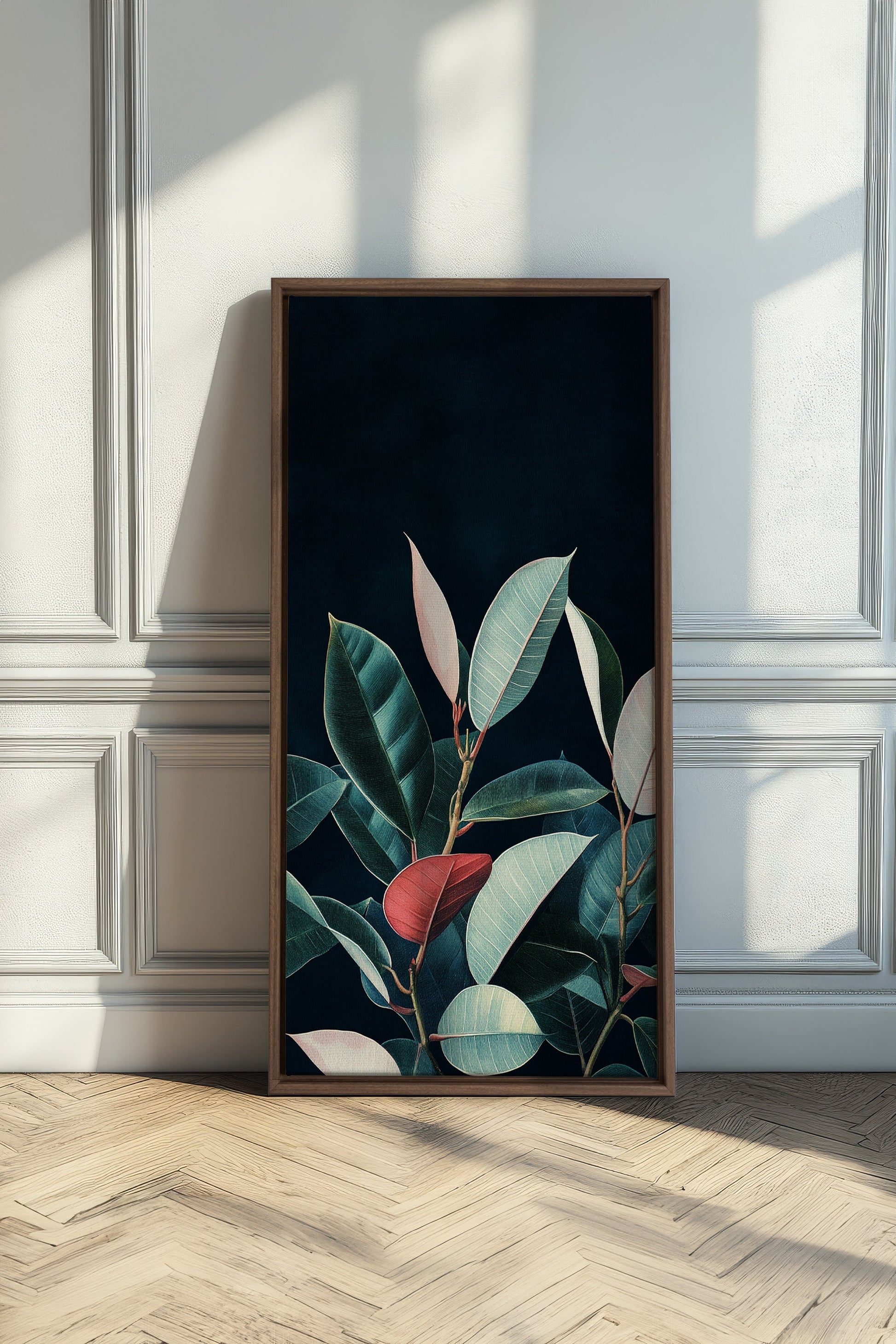 Nocturnal Foliage, Stretched Canvas Artwork