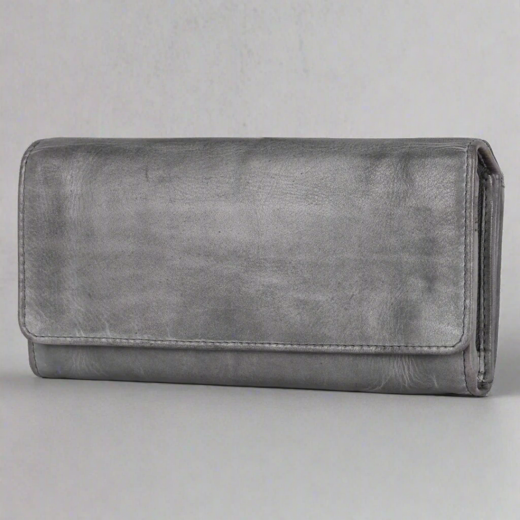 Pochette portefeuille en cuir pour femme MET