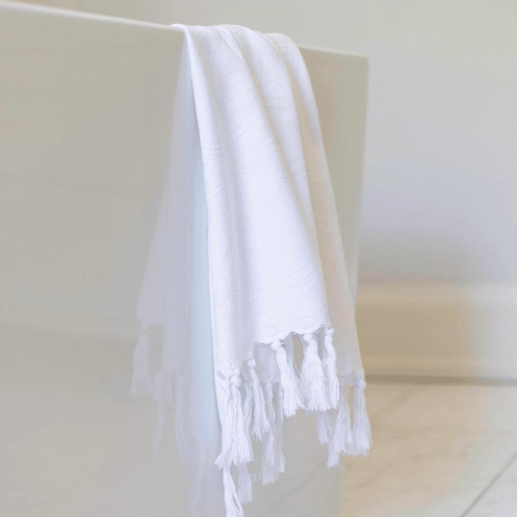 Turkish Towels Canada | Body Towel | White