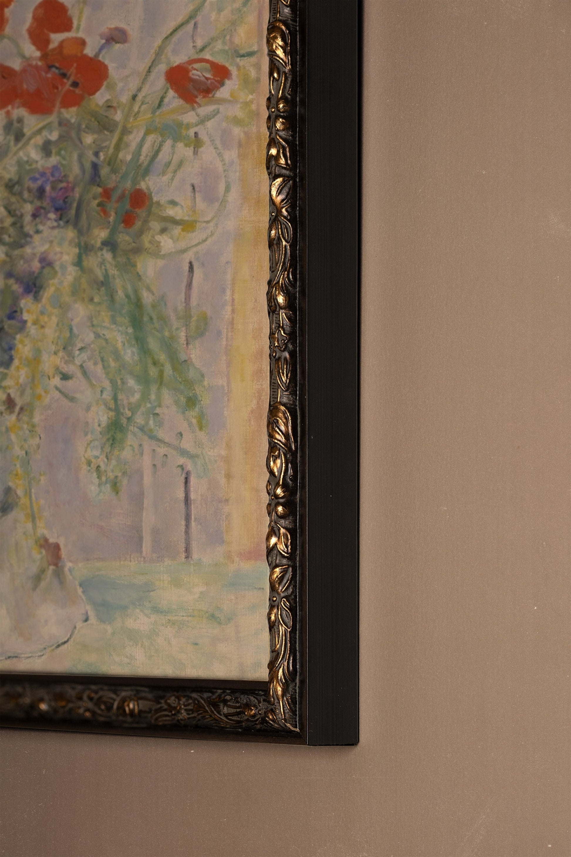 Spring Splashes, Vintage Bronze Frame