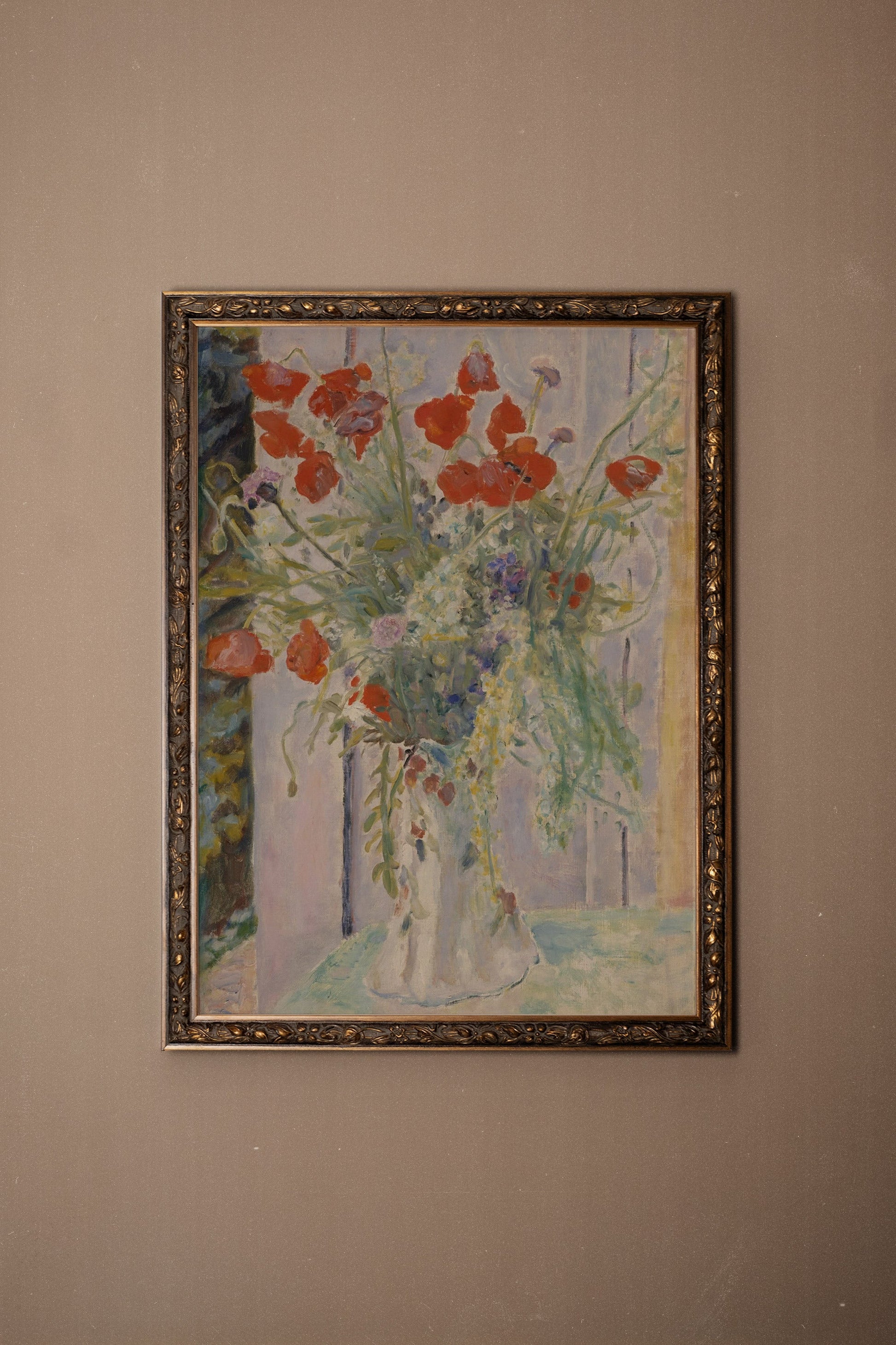Spring Splashes, Vintage Bronze Frame