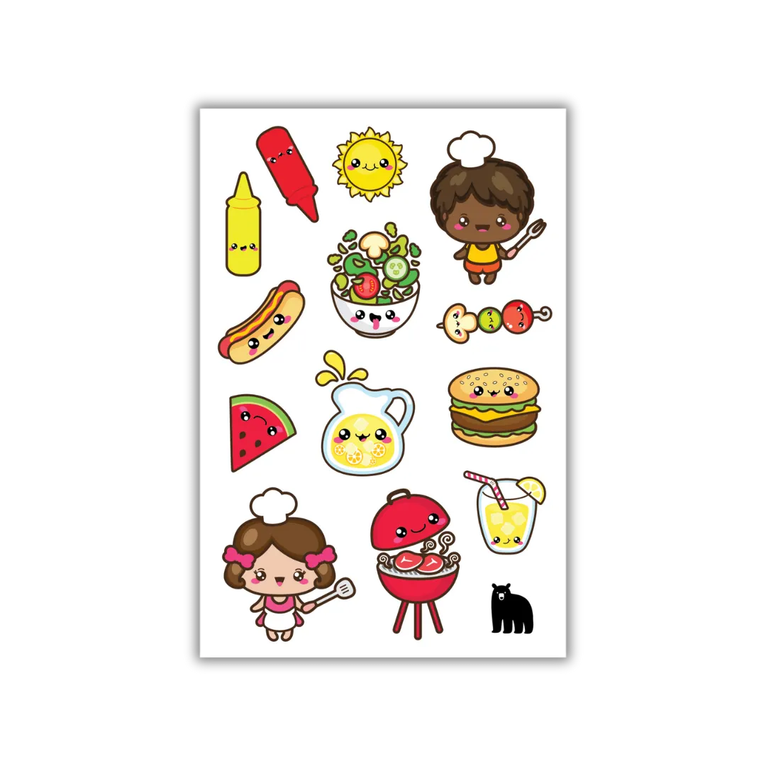 Backyard BBQ - Four Bears Sticker Club
