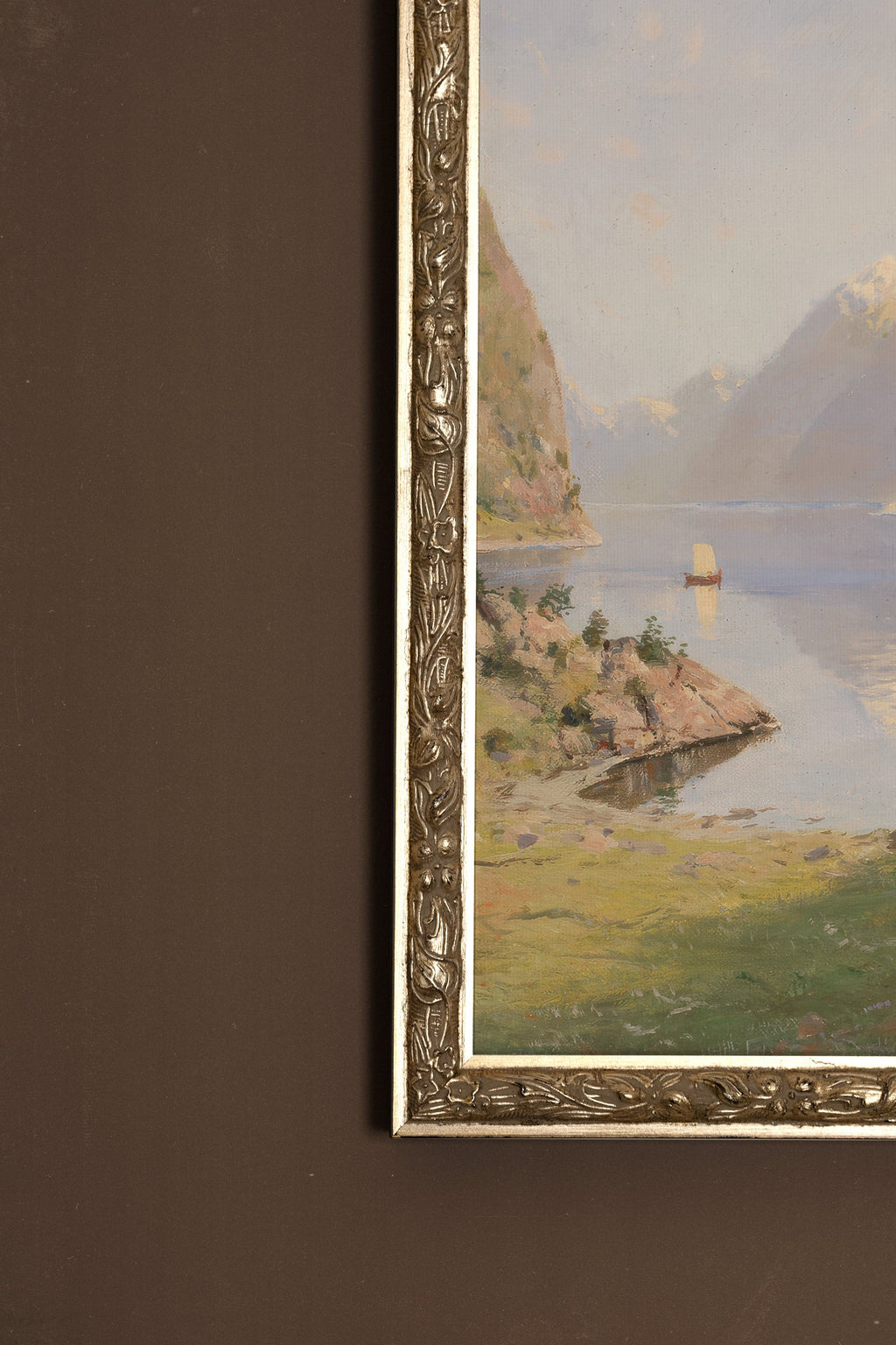The Breath of the Peaks, Vintage Silver Frame