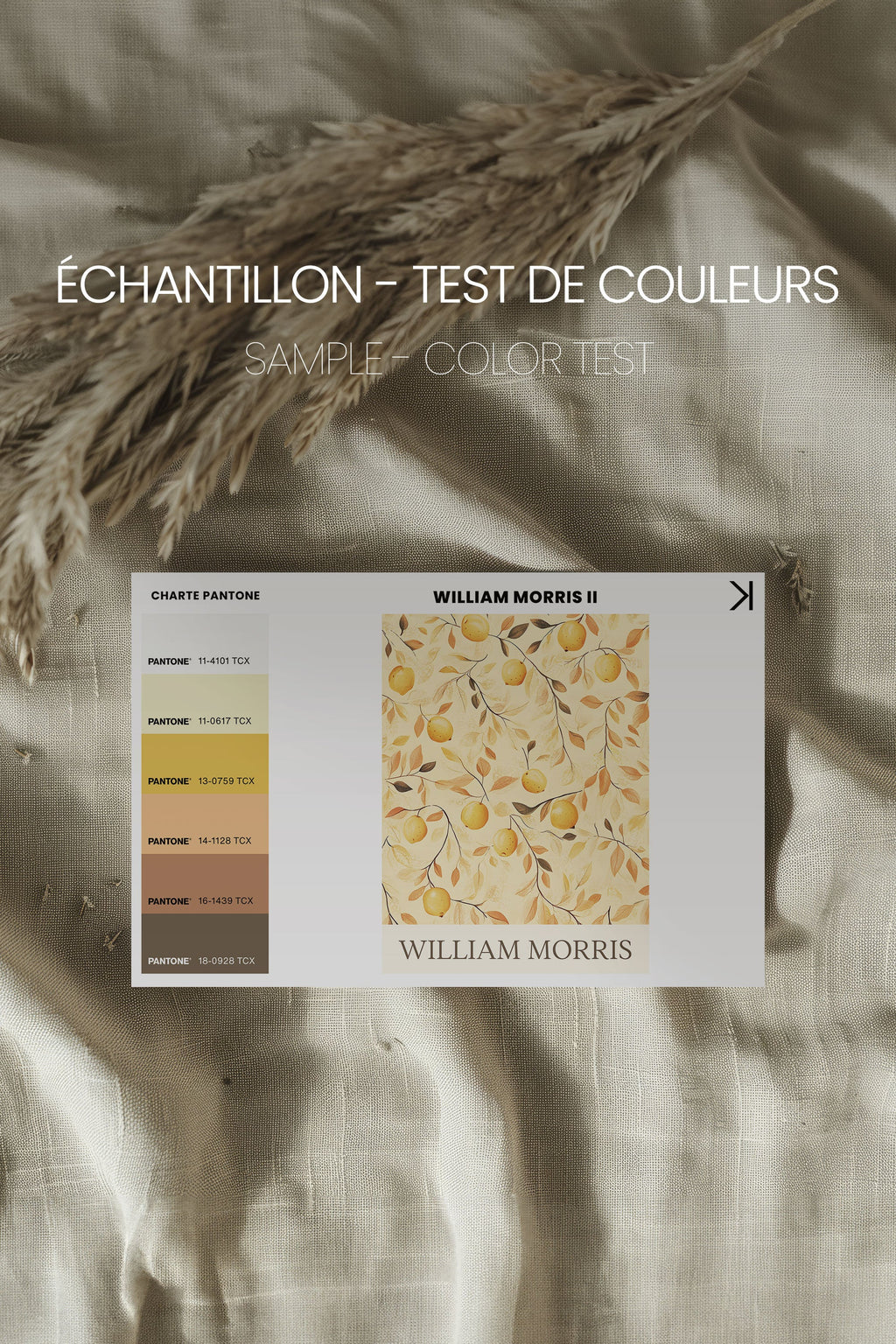 WILLIAM MORRIS II, Artwork on Stretched Canvas