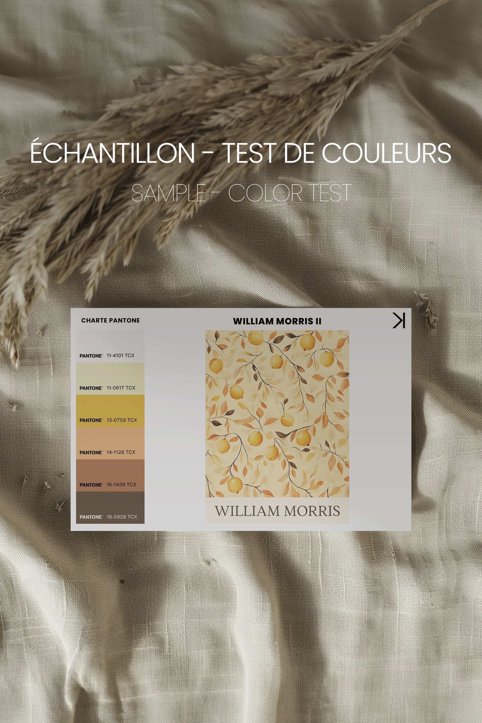 WILLIAM MORRIS II, Artwork on Stretched Canvas