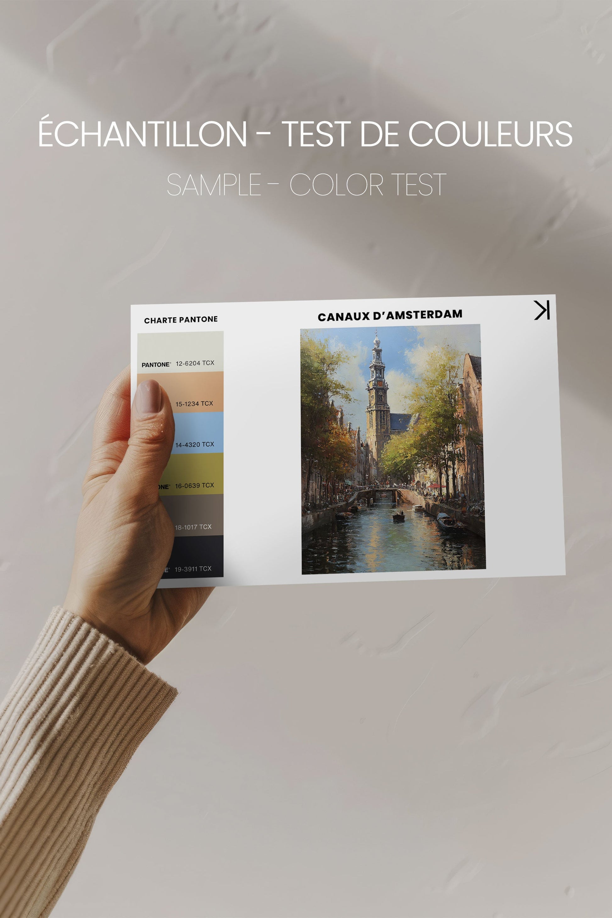 Amsterdam Canals, Stretched Canvas Artwork