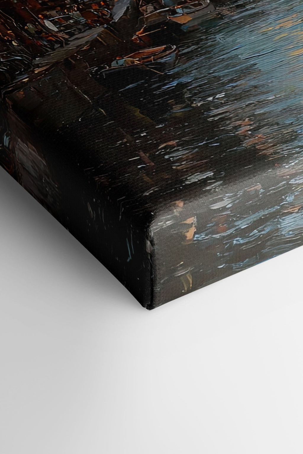 Amsterdam Canals, Stretched Canvas Artwork