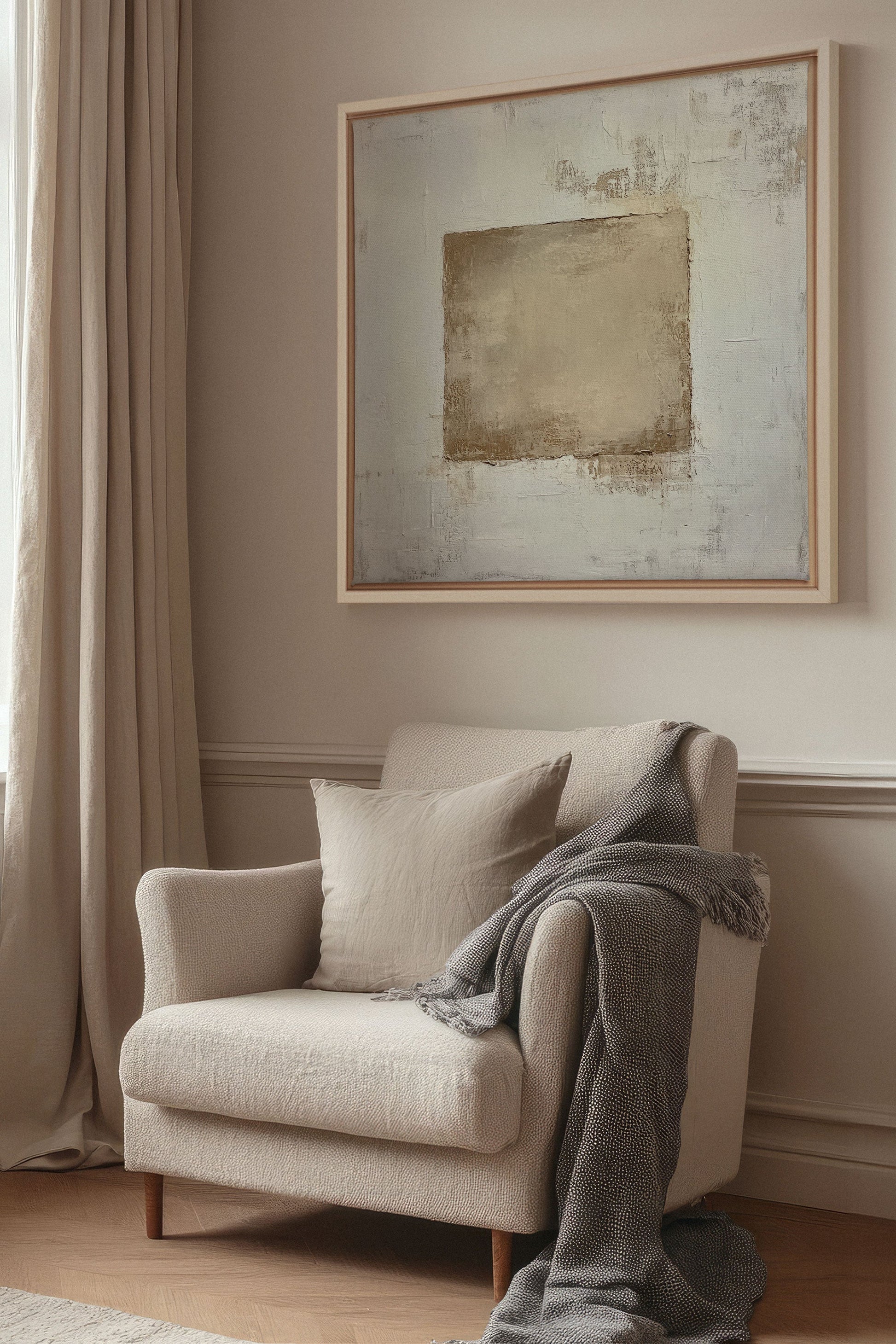 GOLDEN TEXTURE, Stretched Canvas Artwork