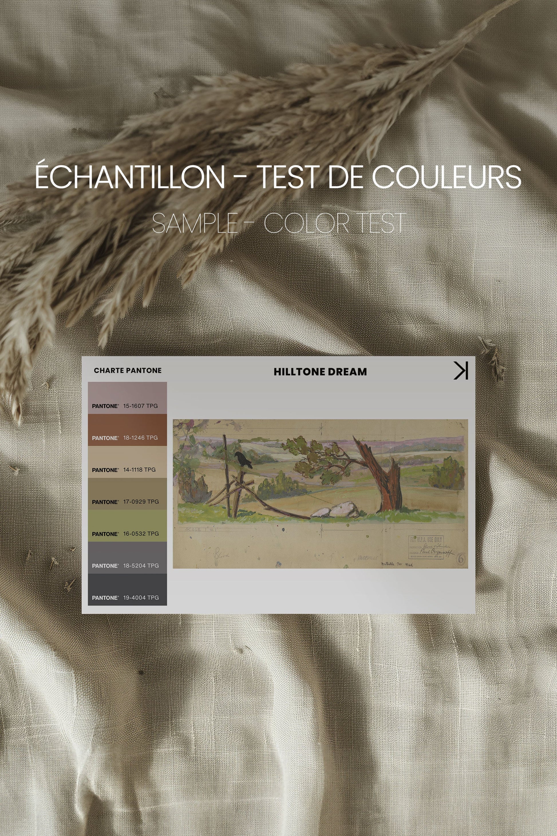 HILLTONE DREAM, Stretched Canvas Artwork