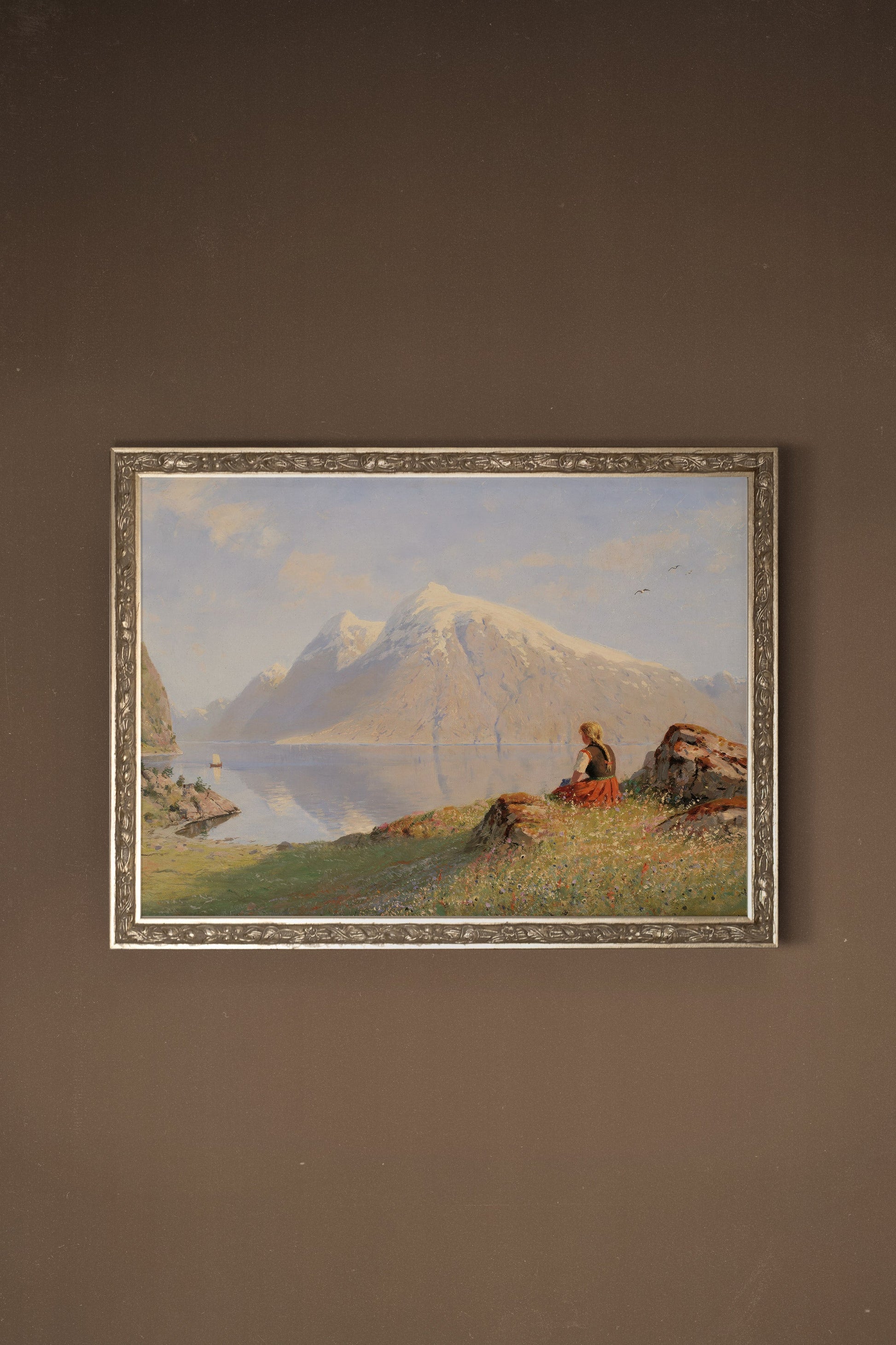 The Breath of the Peaks, Vintage Silver Frame