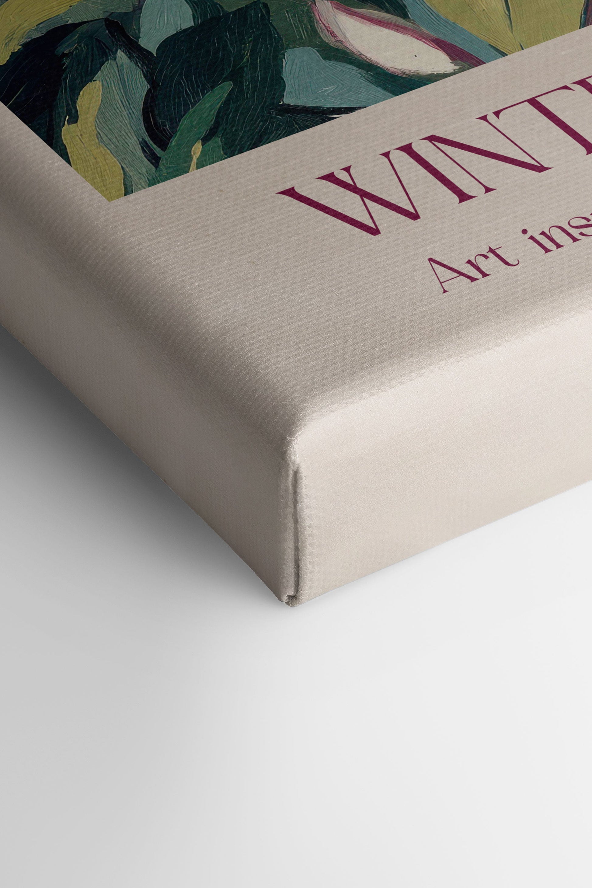 WINTER MARKET II, Stretched Canvas Artwork
