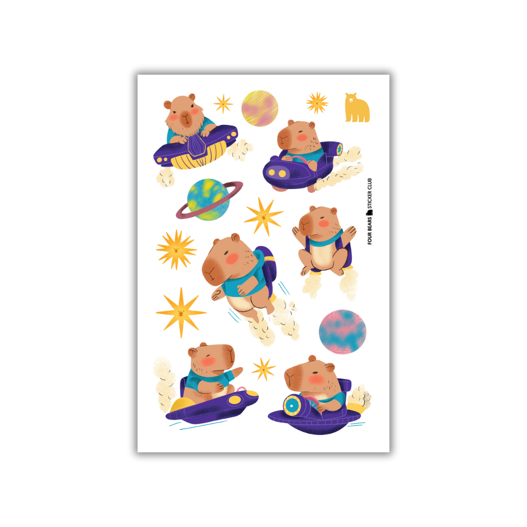 L'équipage du Capy Comet