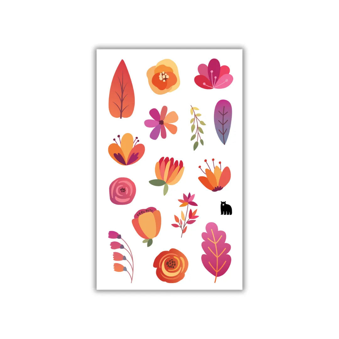 Autumn Florals - Four Bears Sticker Club