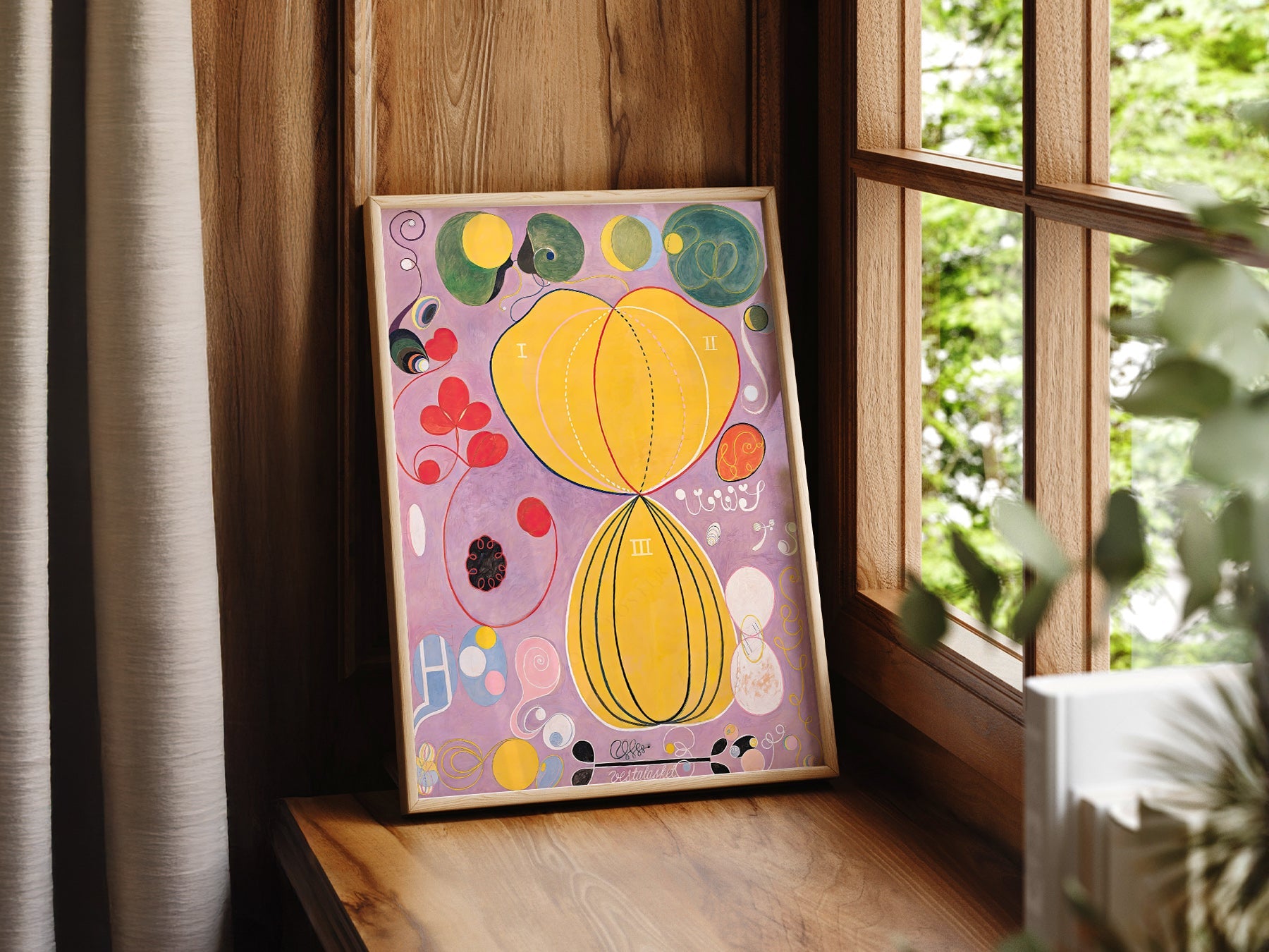 Hilma af Klint The Ten Largest No. 7 Adulthood Print – Abstract Art