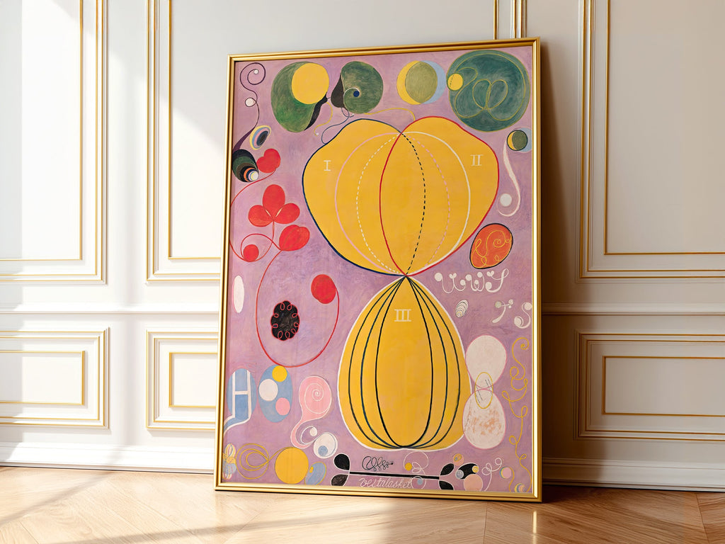 Hilma af Klint The Ten Largest No. 7 Adulthood Print – Abstract Art