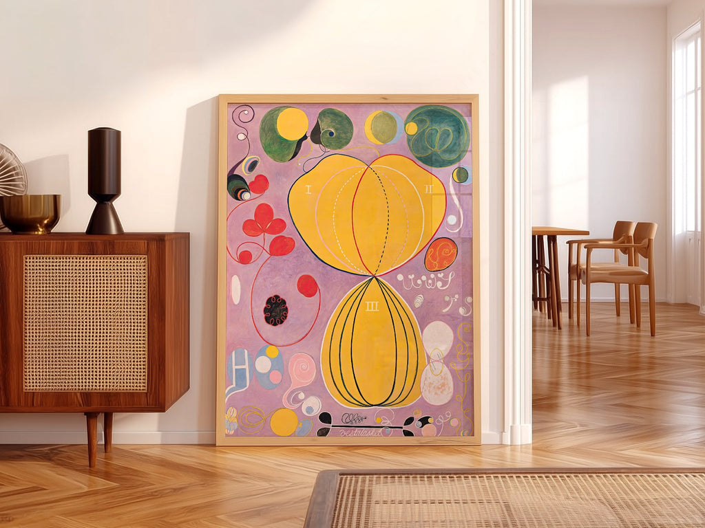 Hilma af Klint The Ten Largest No. 7 Adulthood Print – Abstract Art