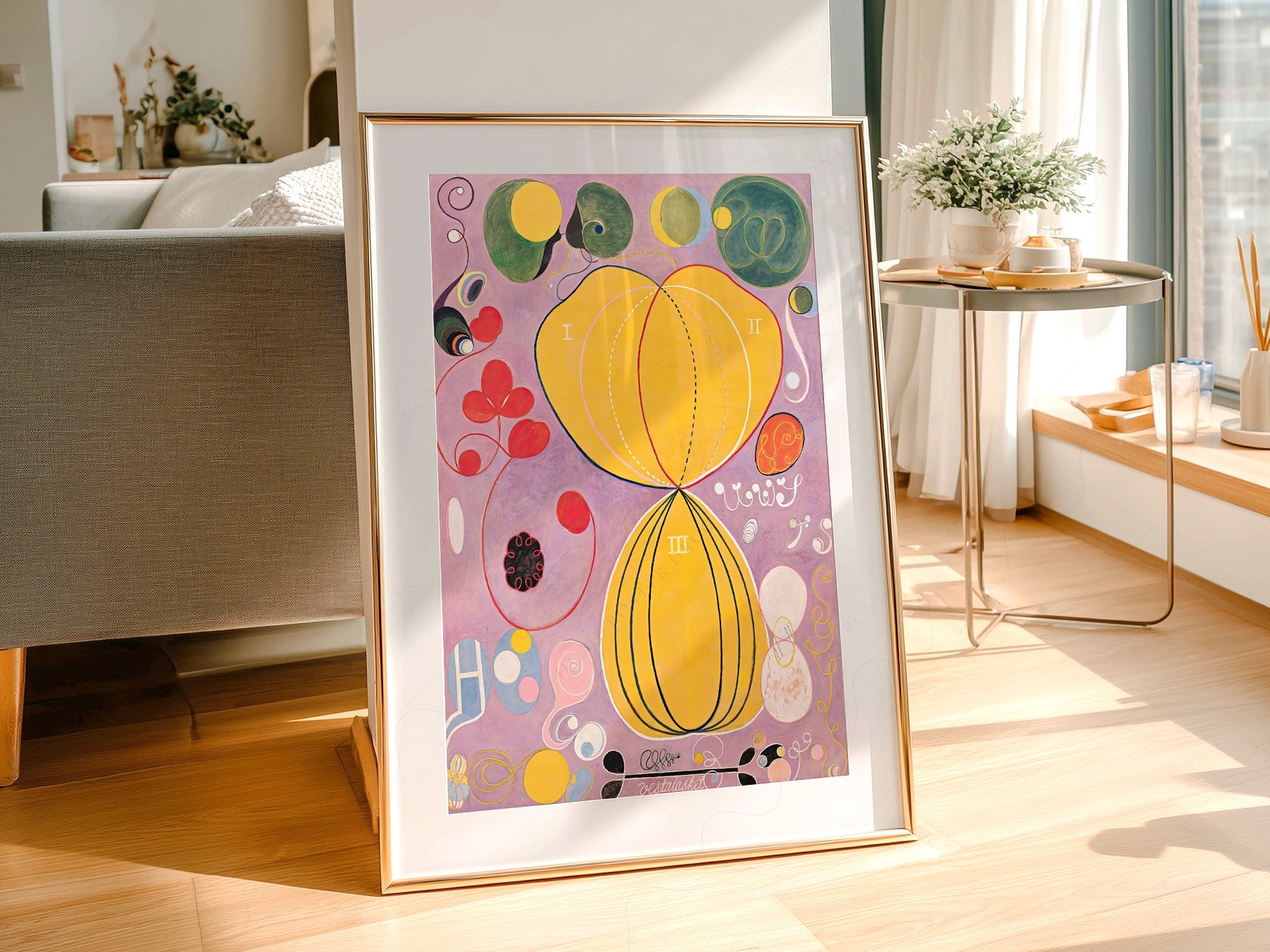 Hilma af Klint The Ten Largest No. 7 Adulthood Print – Abstract Art