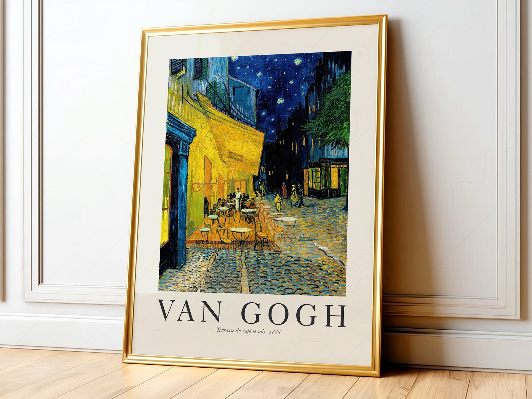 Van Gogh Café Terrace at Night Art Print – Famous Painting Wall Art
