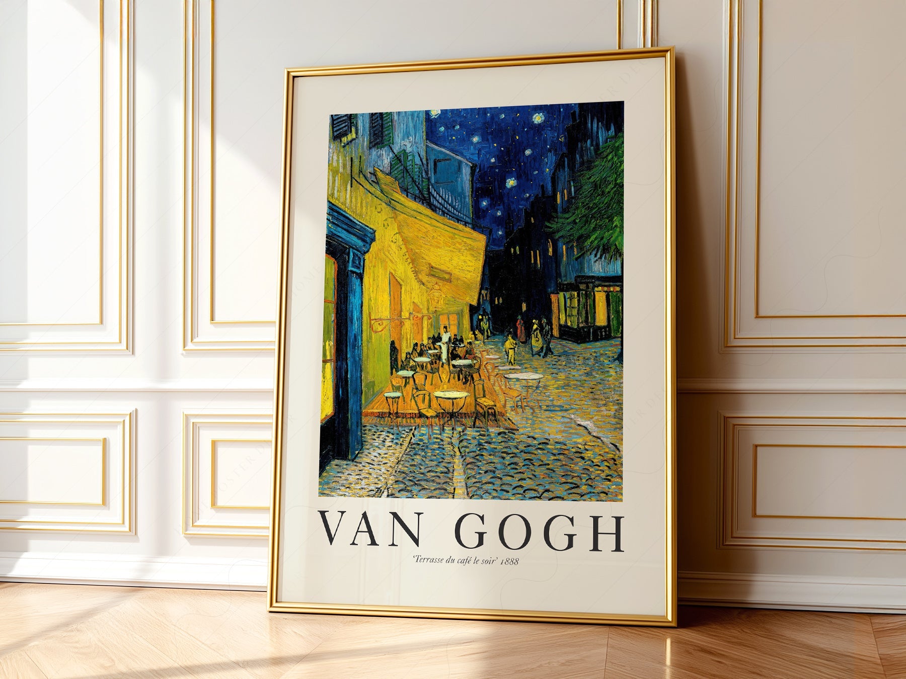 Van Gogh Café Terrace at Night Art Print – Famous Painting Wall Art