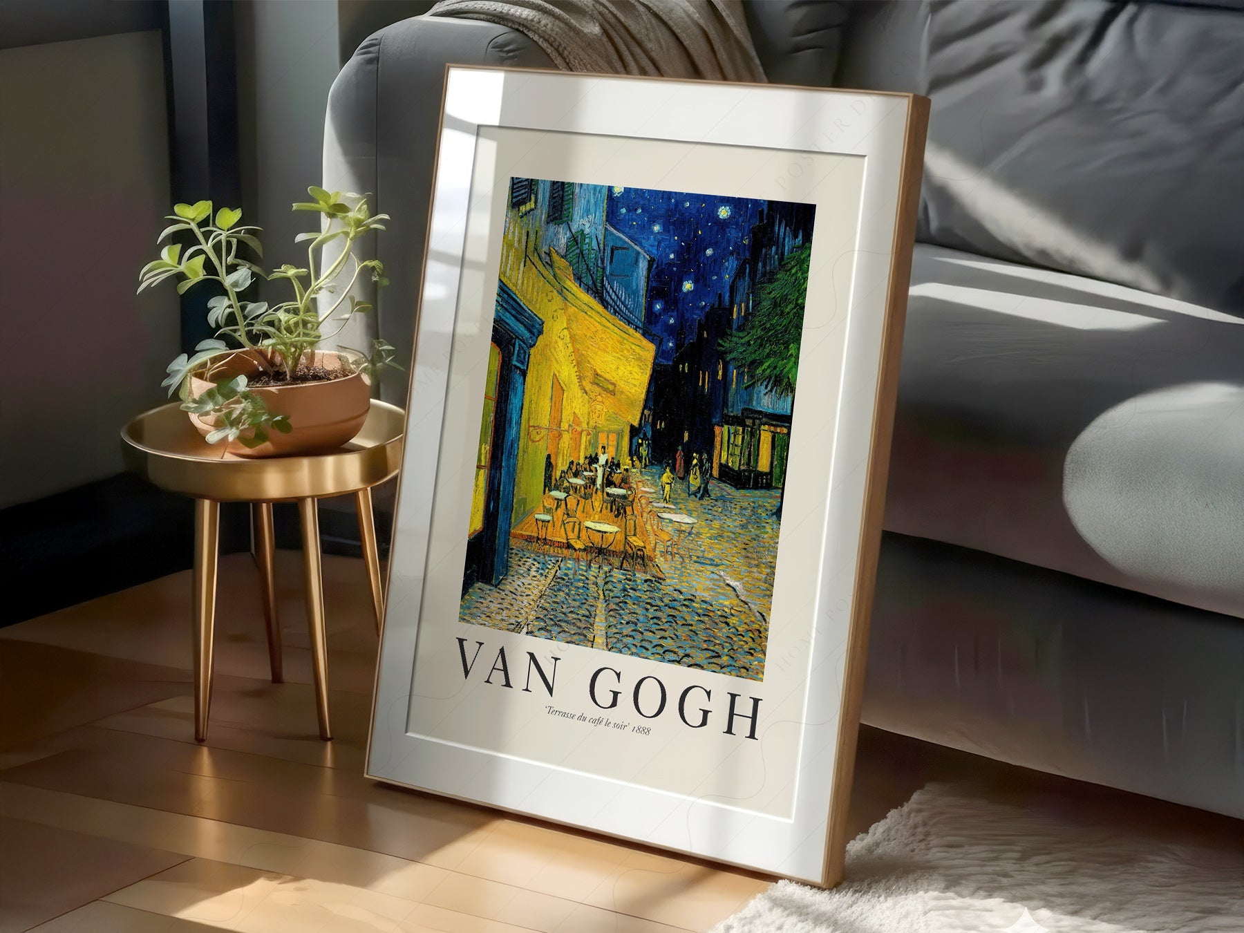 Van Gogh Café Terrace at Night Art Print – Famous Painting Wall Art