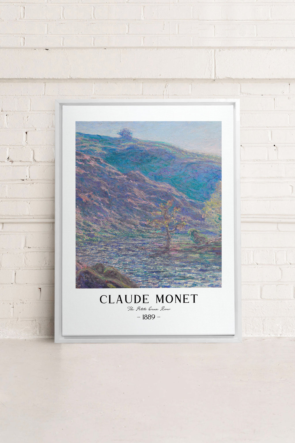 The Petite Creuse River, Stretched Canvas Artwork