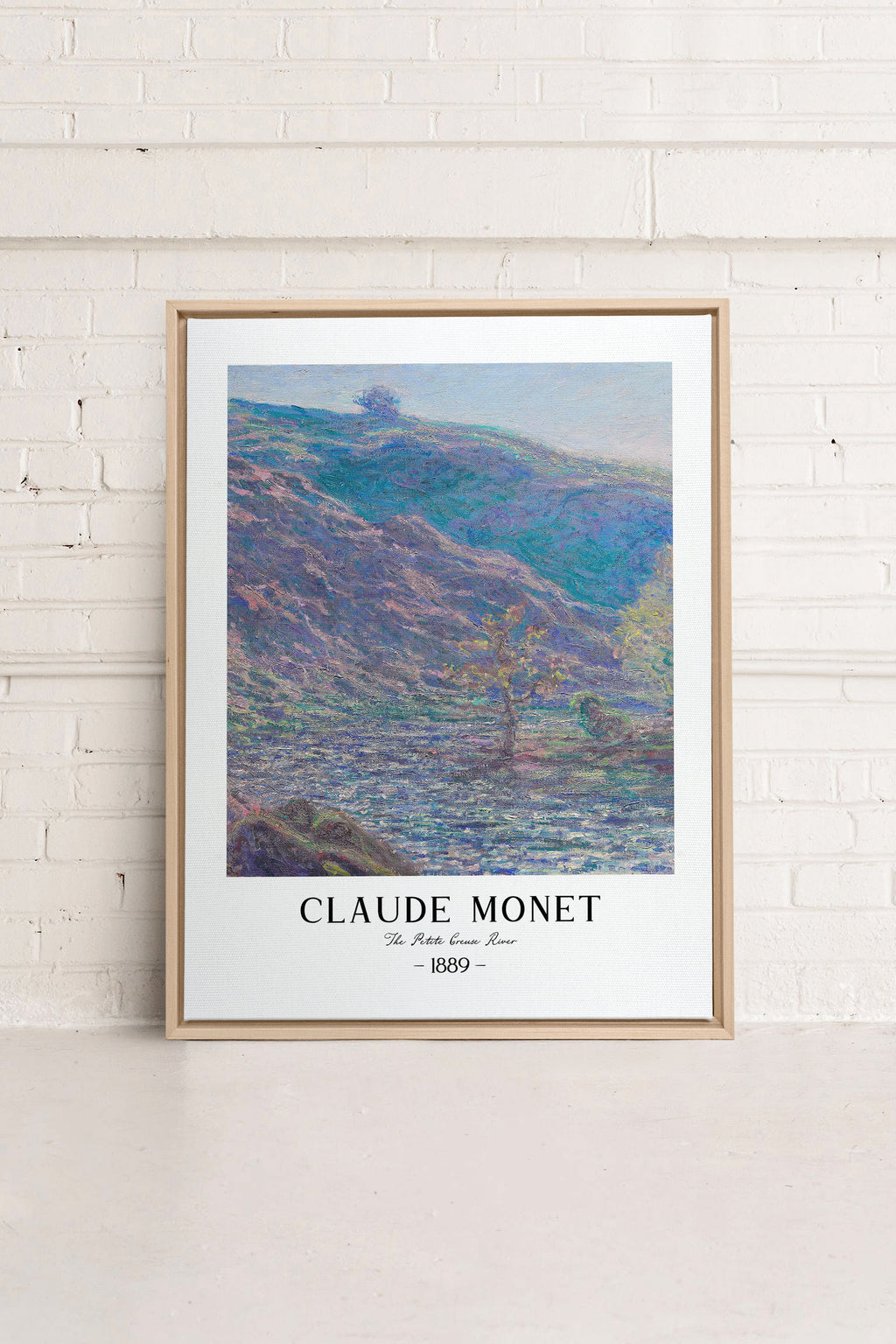 The Petite Creuse River, Stretched Canvas Artwork