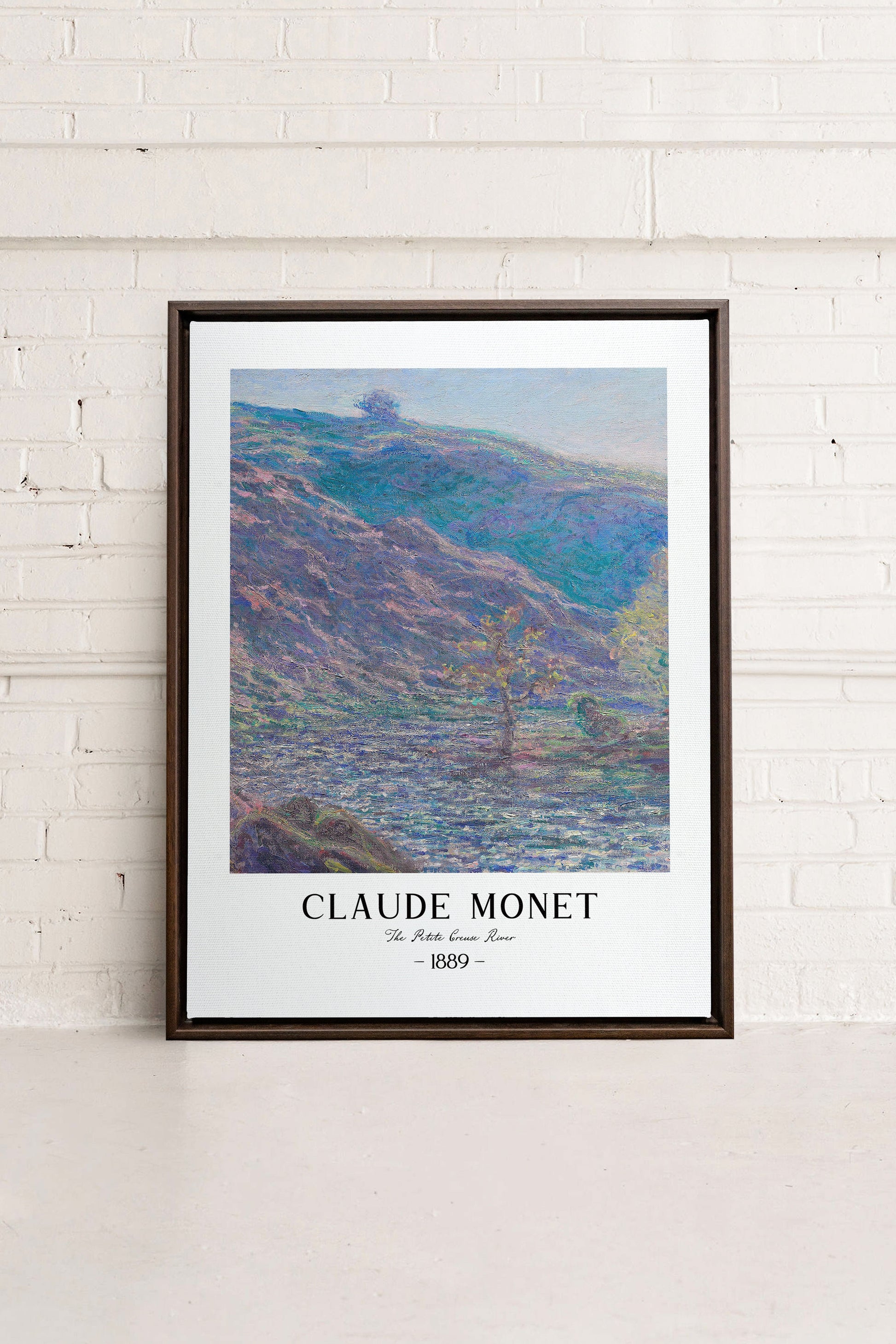 The Petite Creuse River, Stretched Canvas Artwork