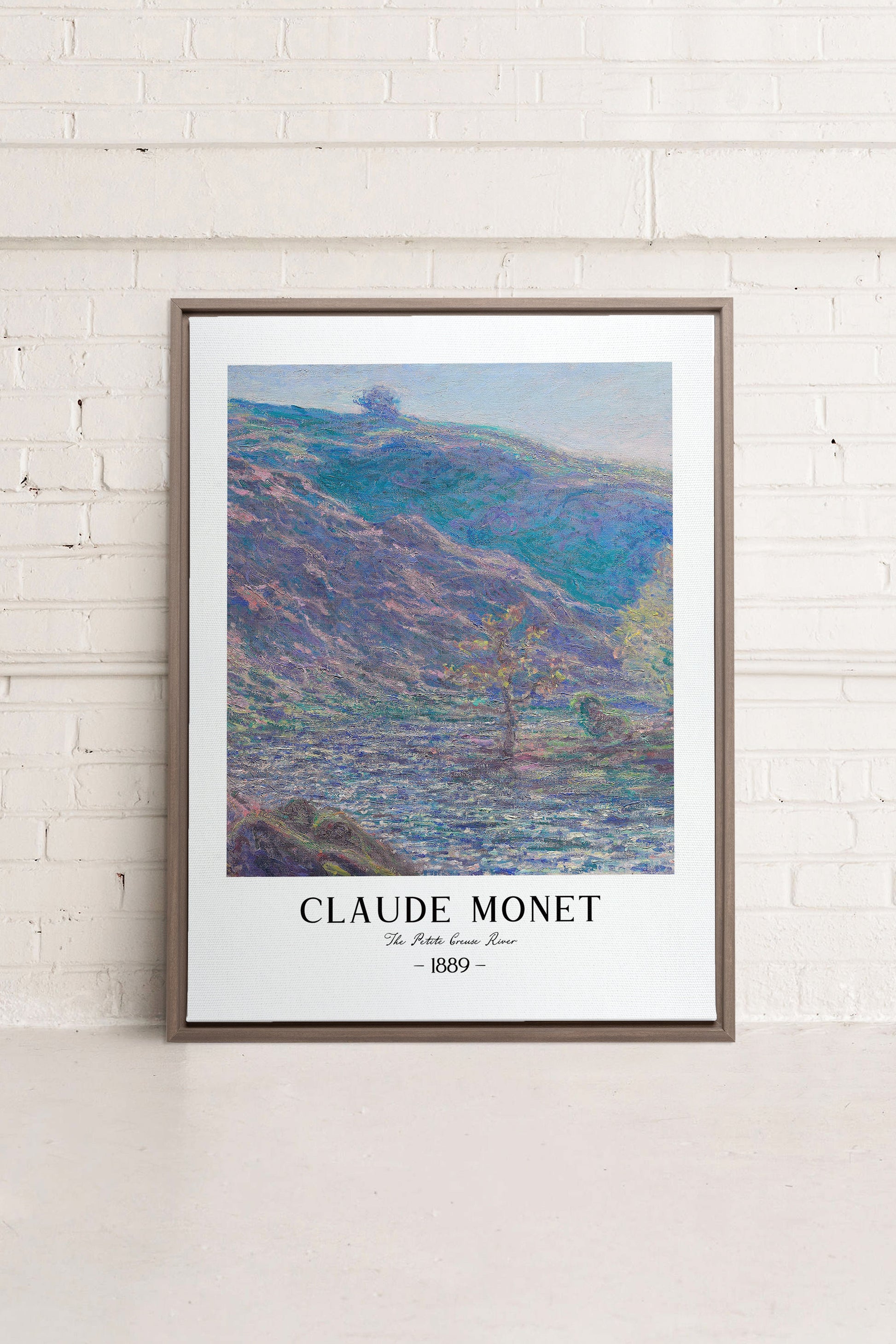 The Petite Creuse River, Stretched Canvas Artwork