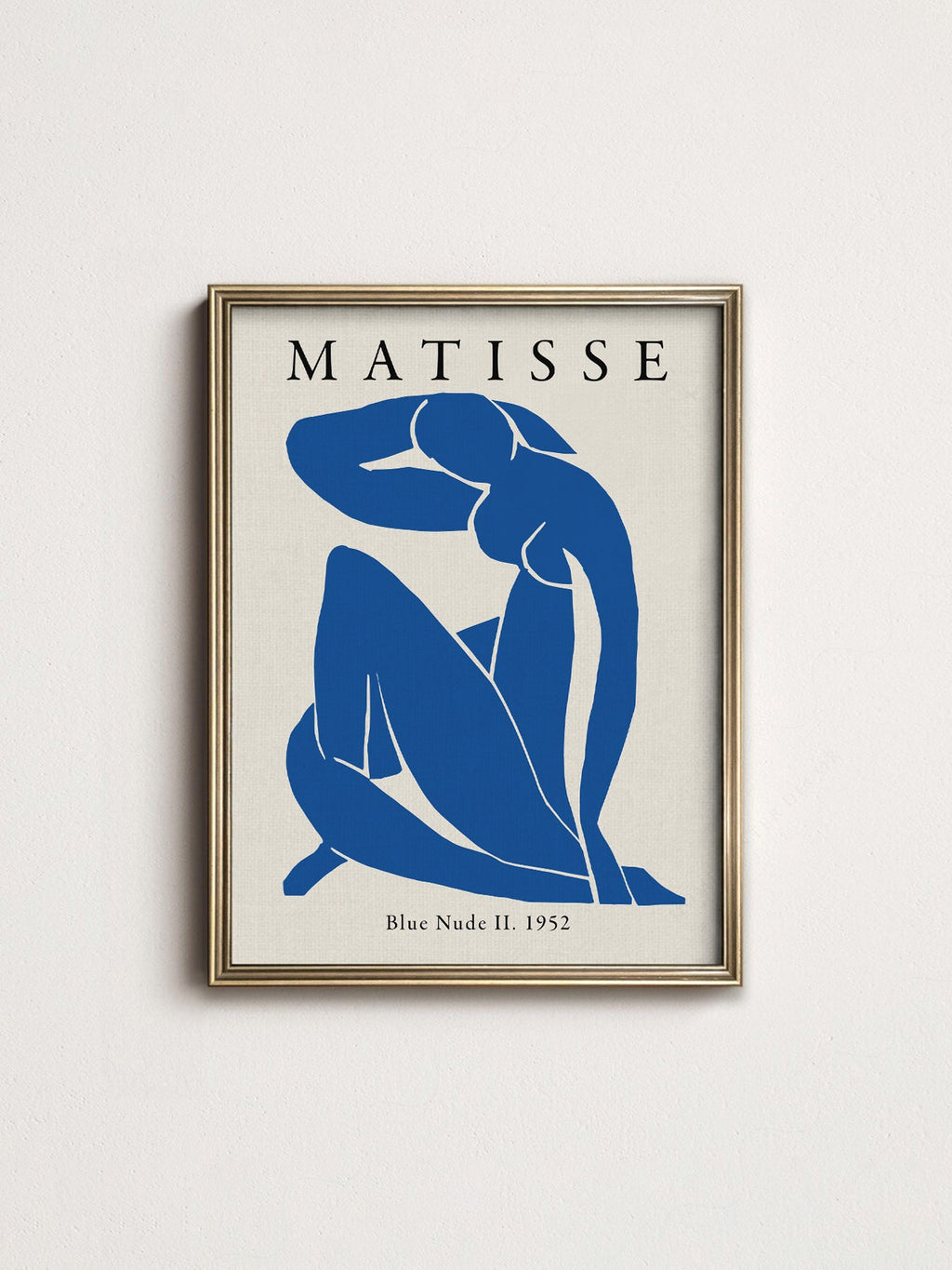Henri Matisse Blue Nude II Art Print – Modern Cut-Out Wall Poster