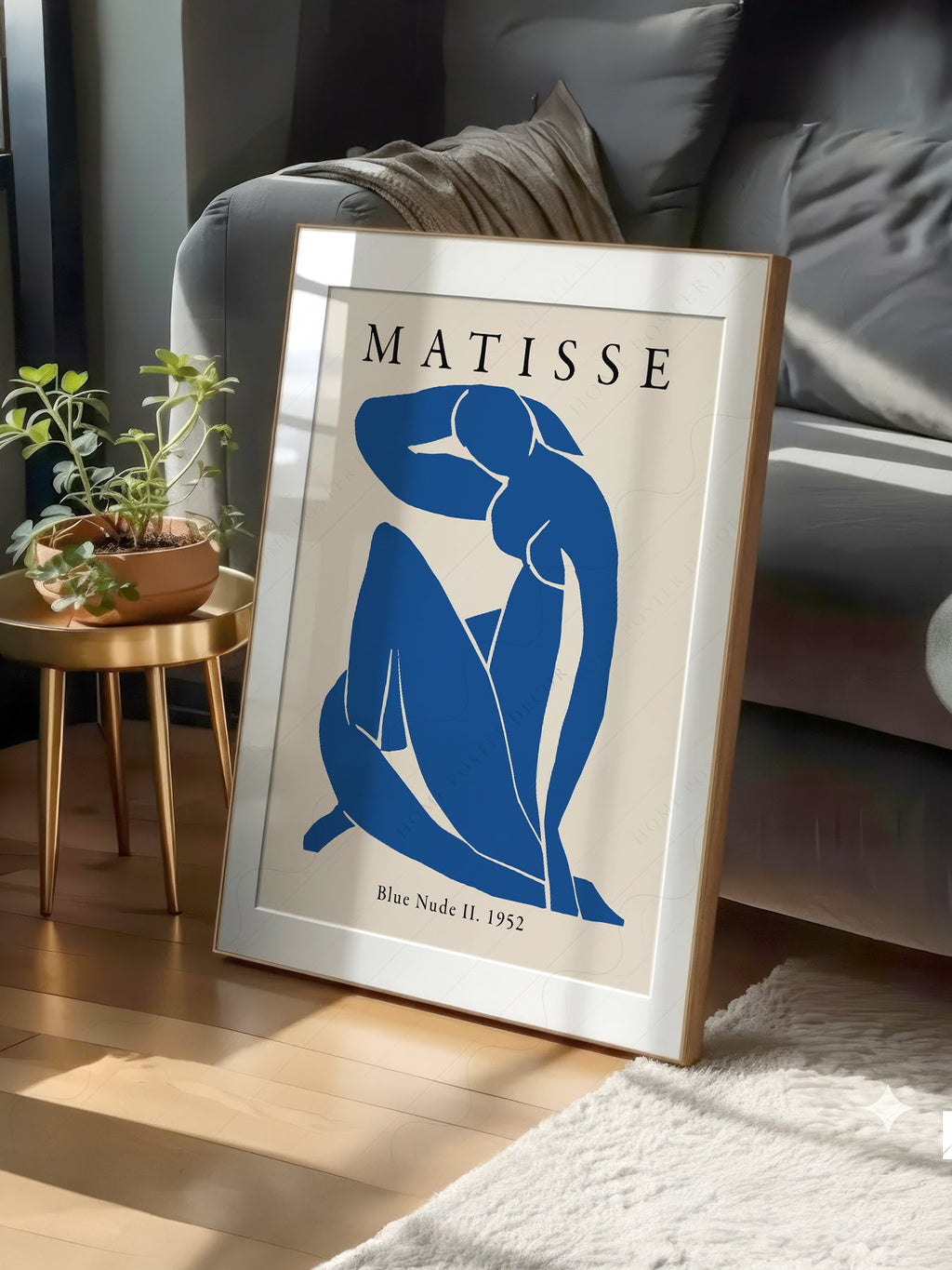 Henri Matisse Blue Nude II Art Print – Modern Cut-Out Wall Poster