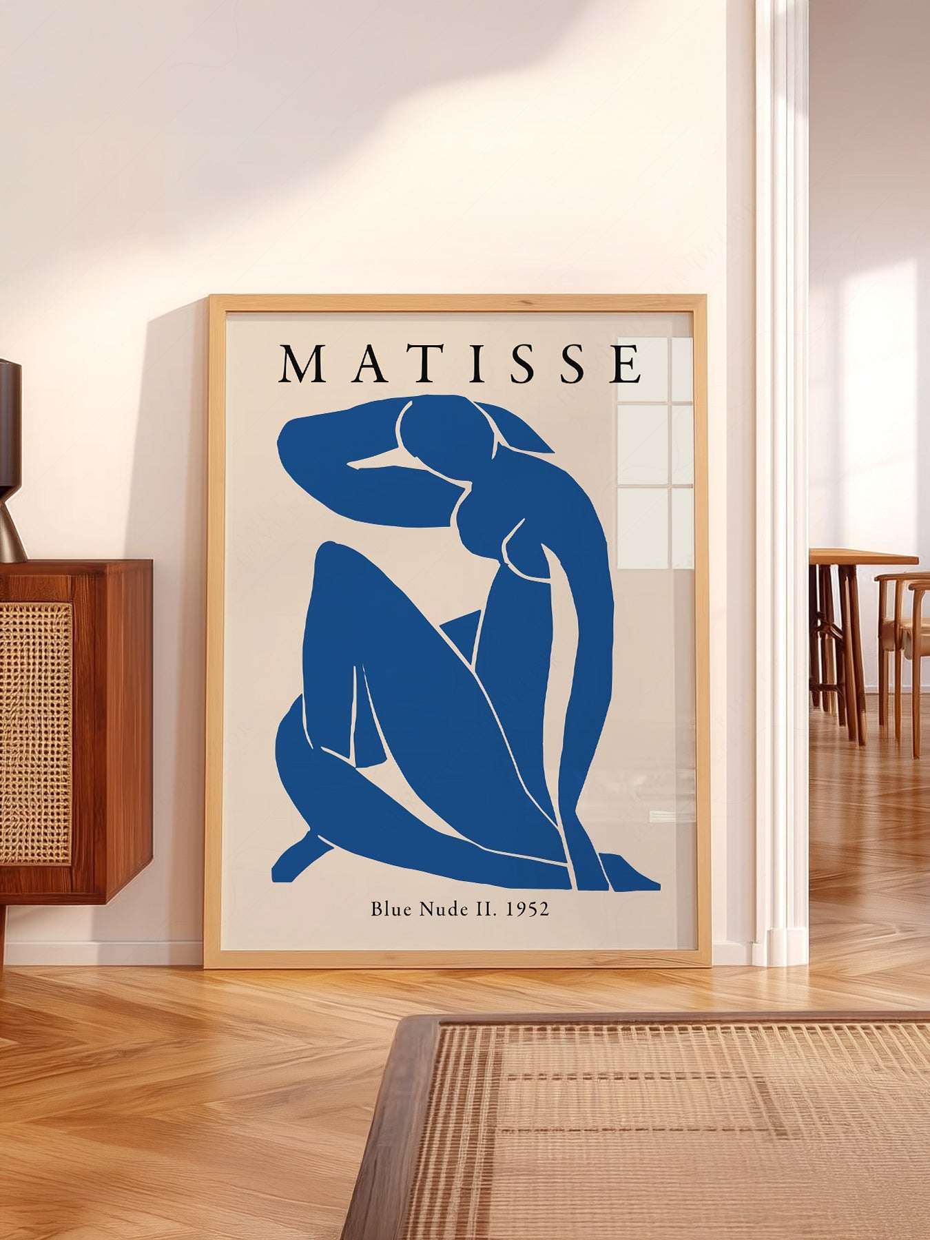 Henri Matisse Blue Nude II Art Print – Modern Cut-Out Wall Poster