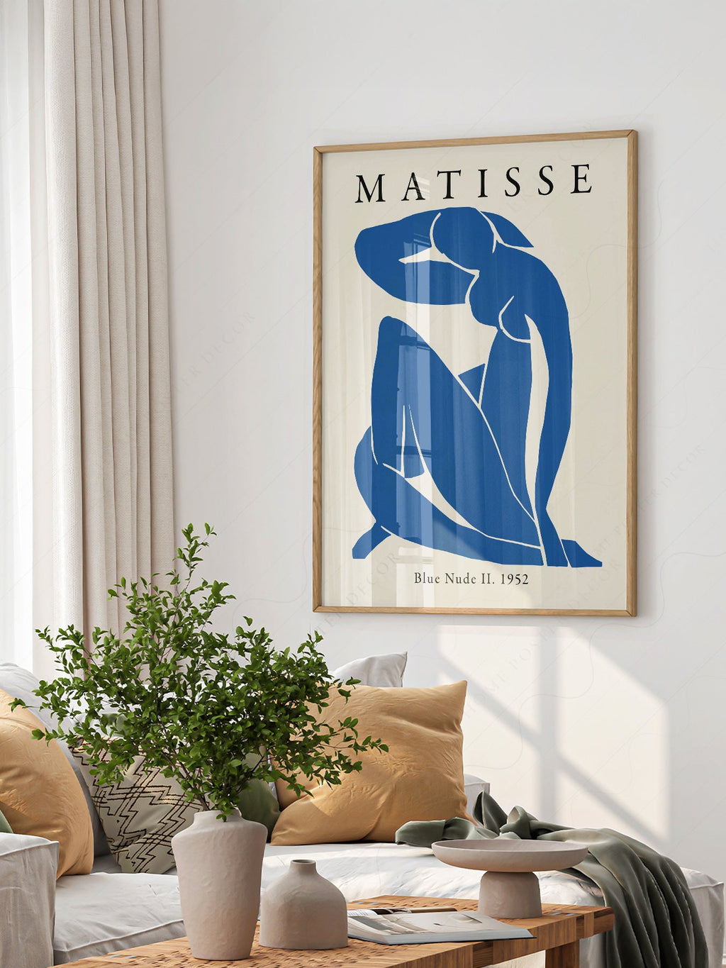 Henri Matisse Blue Nude II Art Print – Modern Cut-Out Wall Poster