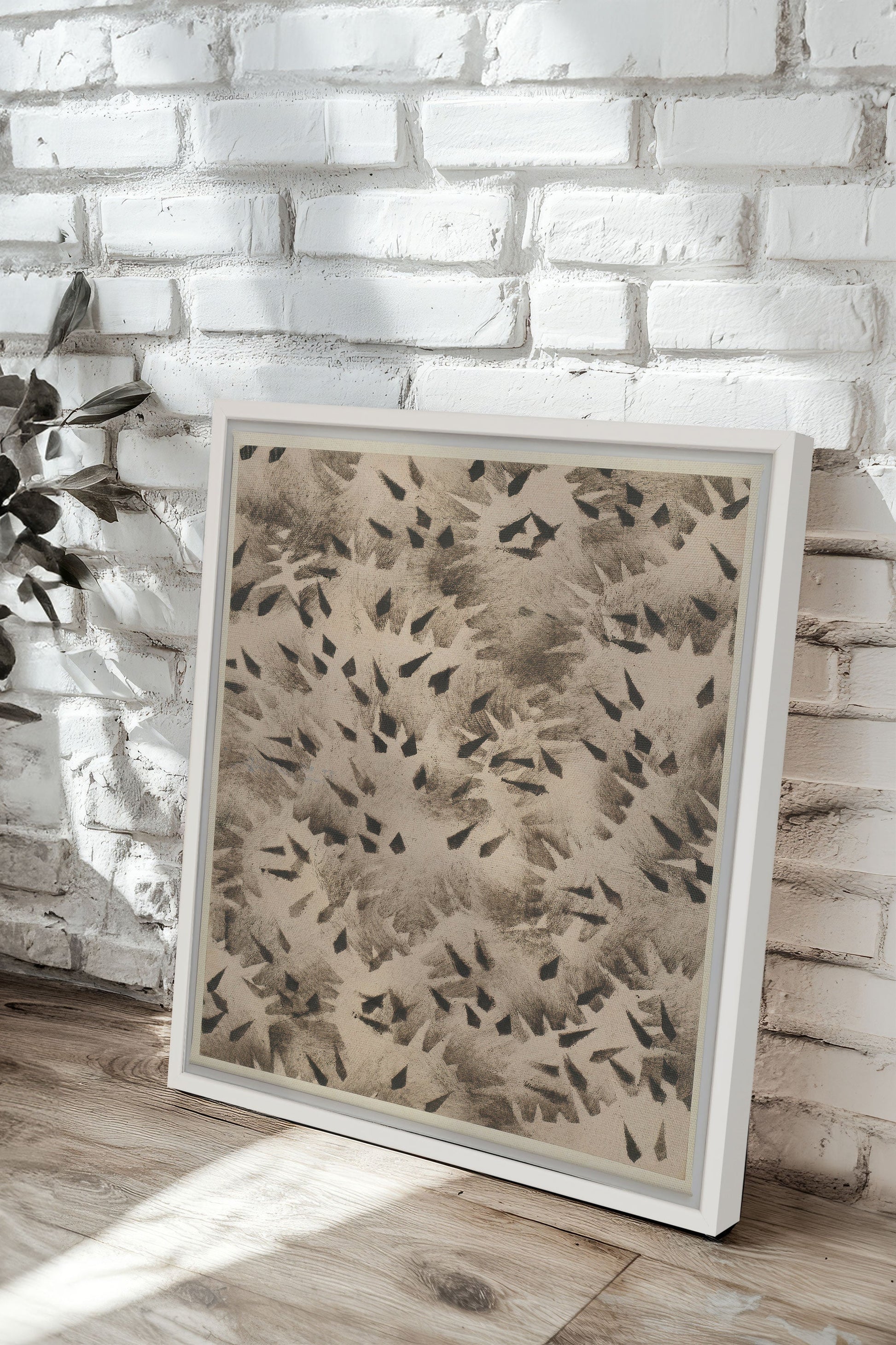 GRAIN OF SHADOW, Stretched Canvas Artwork