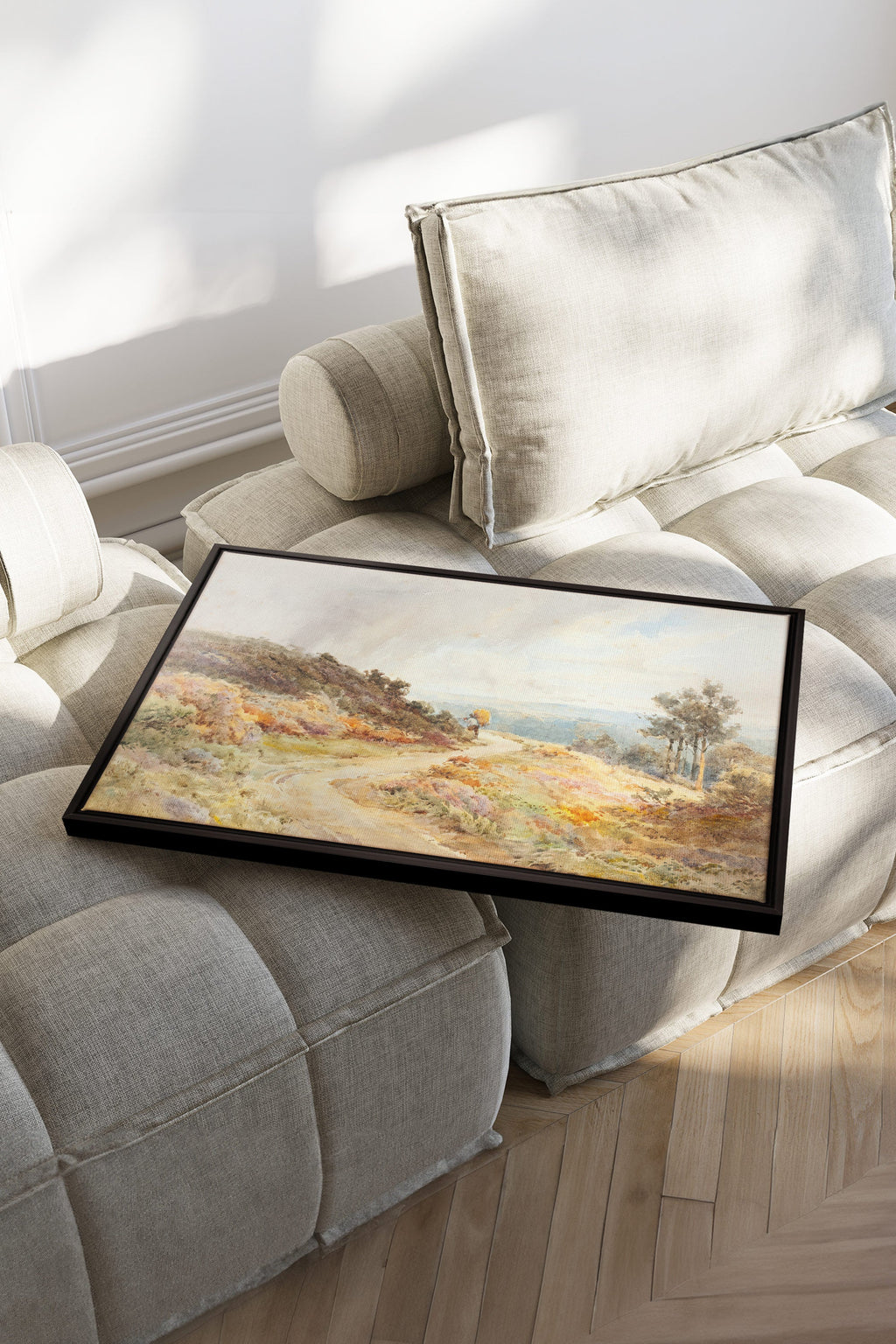 SEASON'S TRAIL, Stretched Canvas Artwork