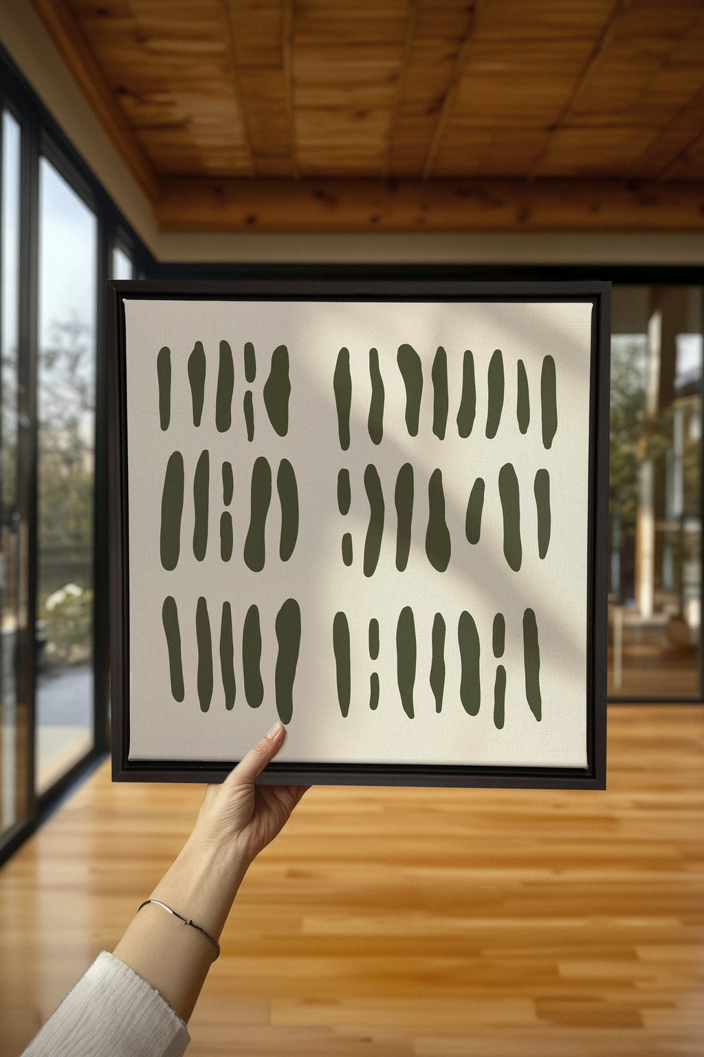 FLOATING PATTERNS, Stretched Canvas Artwork