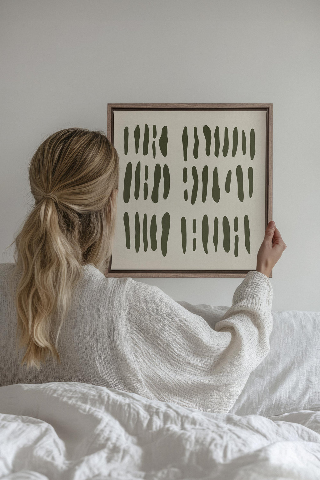 FLOATING PATTERNS, Stretched Canvas Artwork