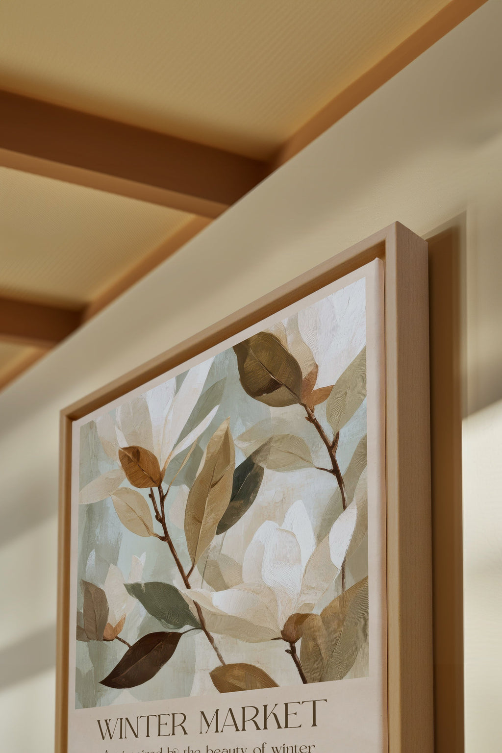 WINTER MARKET III, Stretched Canvas Artwork