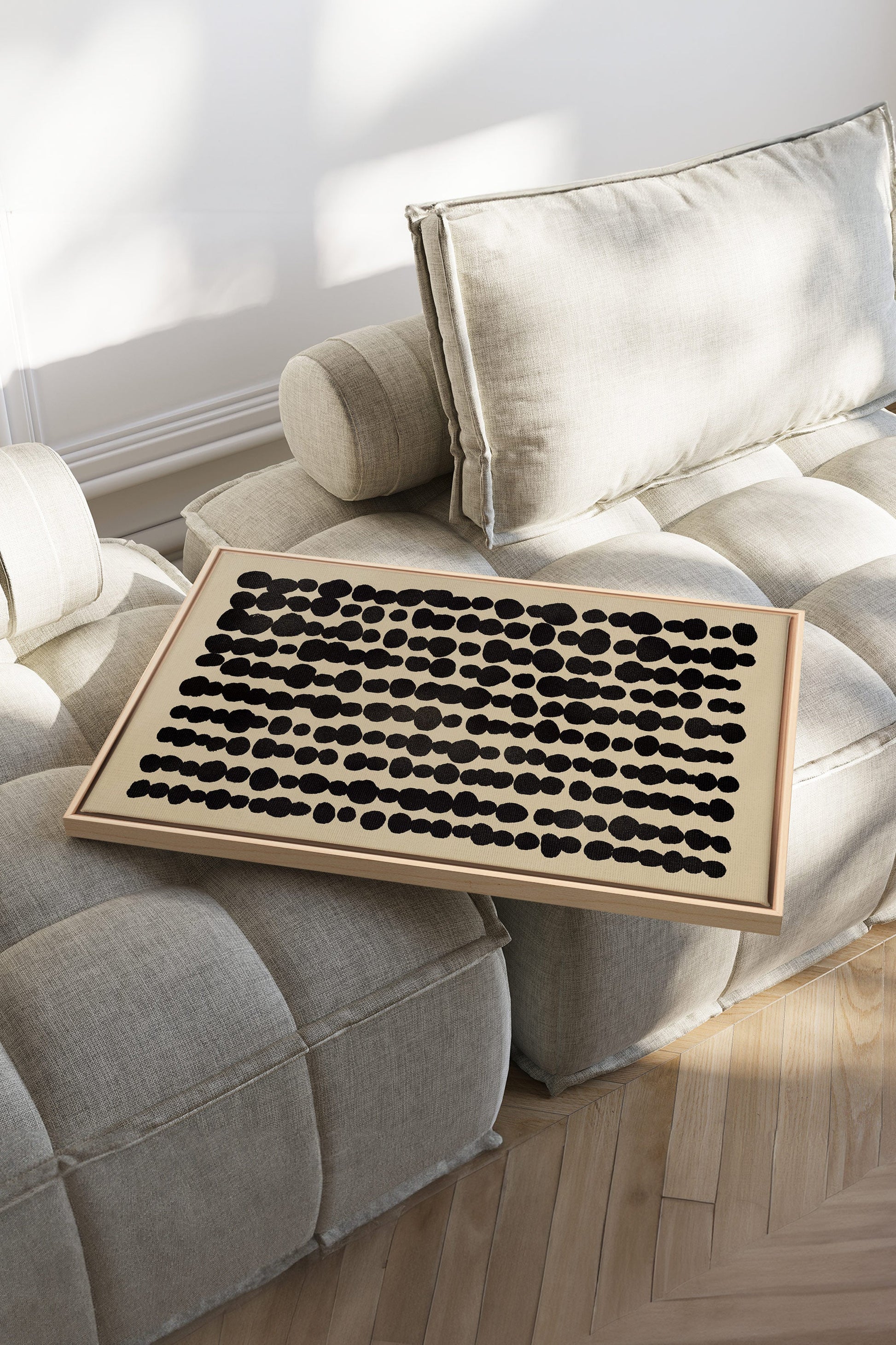 SHADOW SCRIPT, Stretched Canvas Artwork