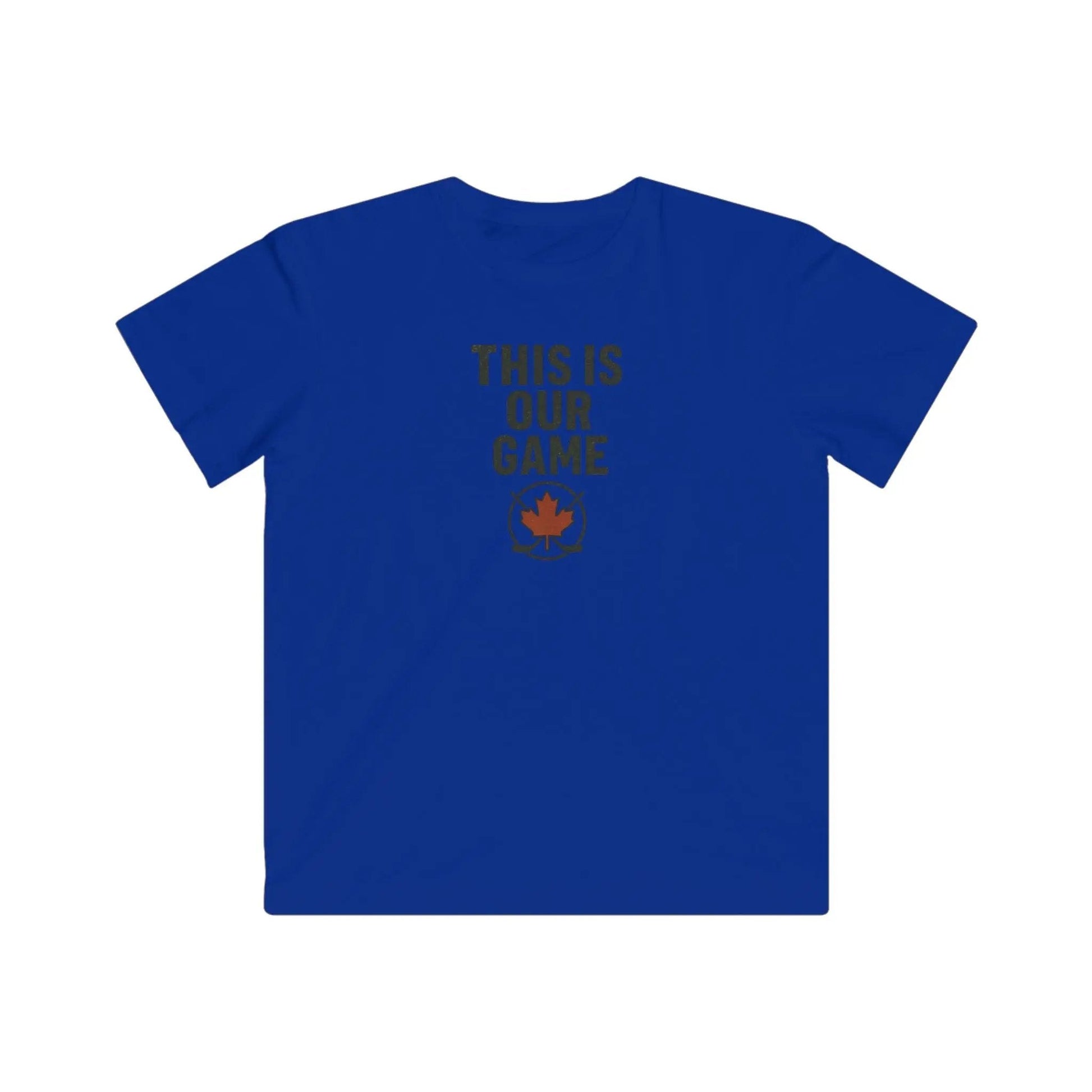T-shirt jeunesse « This Is Our Game » – T-shirt feuille d’érable canadienne